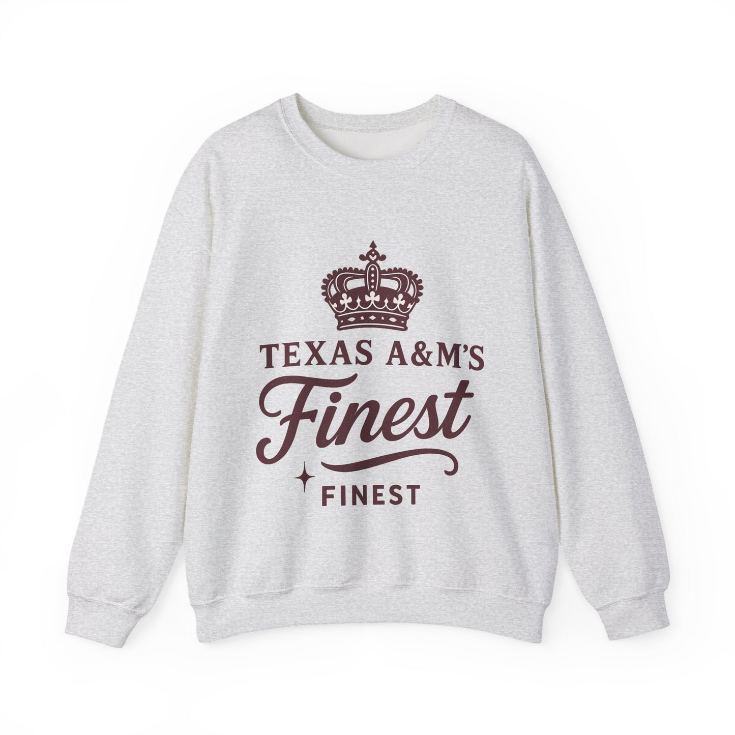 Texas A&M's Finest Crewneck Unisex Sweatshirt (Logo 1) - Sweet Baby Jeez Teez