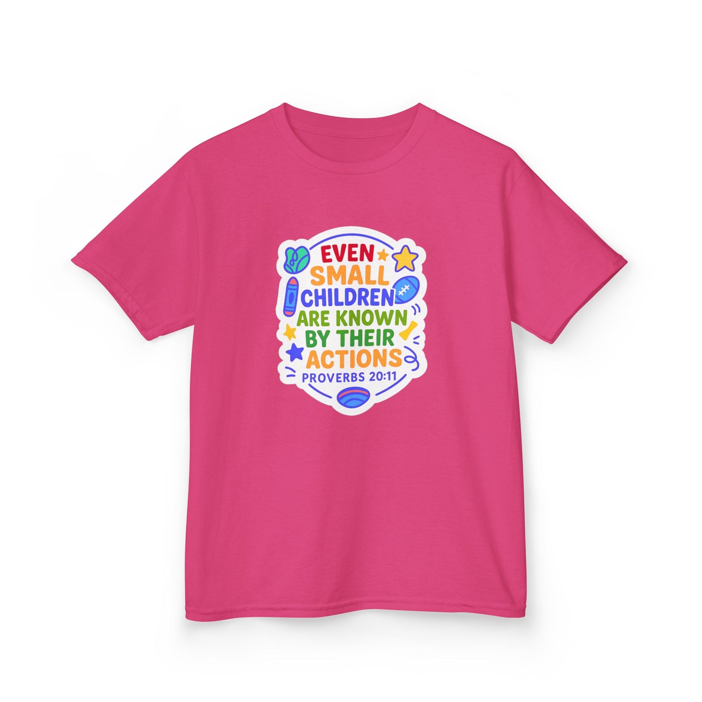 "Even Small Children" Christian Kid's Bible Verse Tshirt