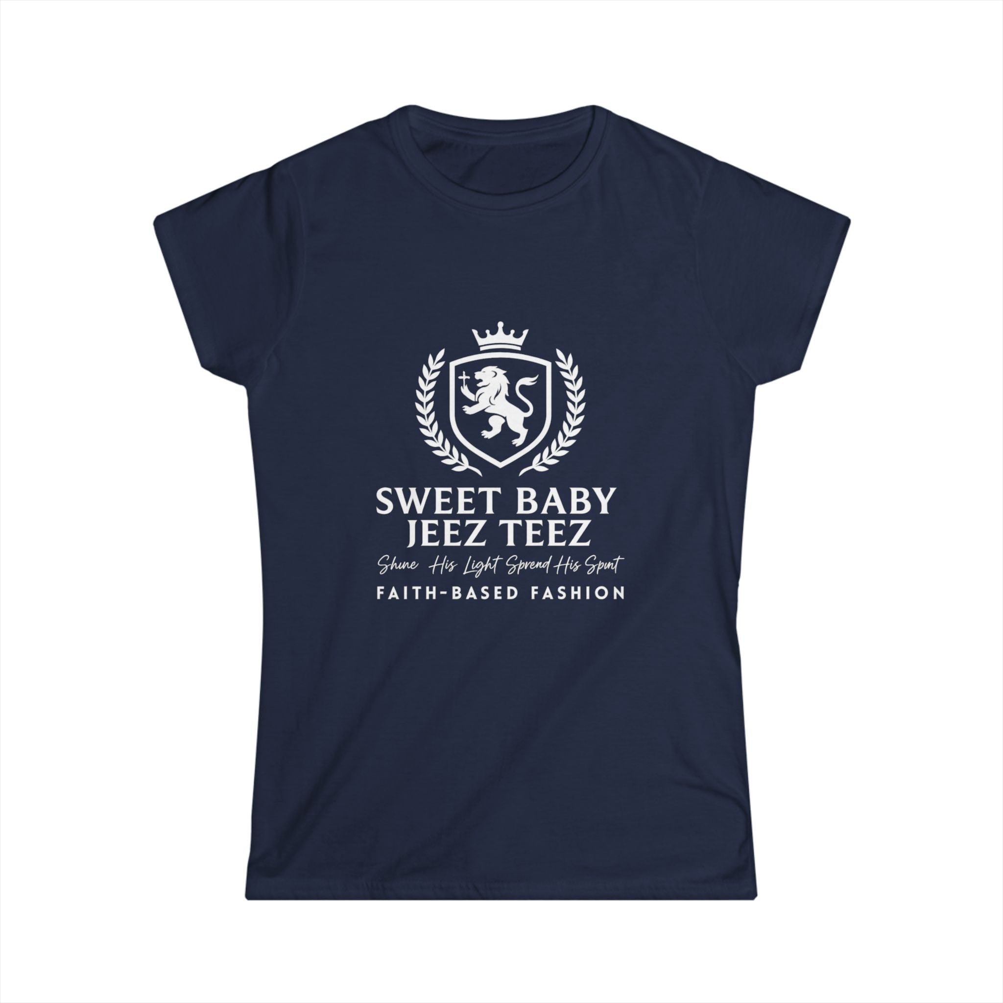 Sweet Baby Jeez Teez Faith-Based Fashion Semi-Fitted Women's Tshirt
