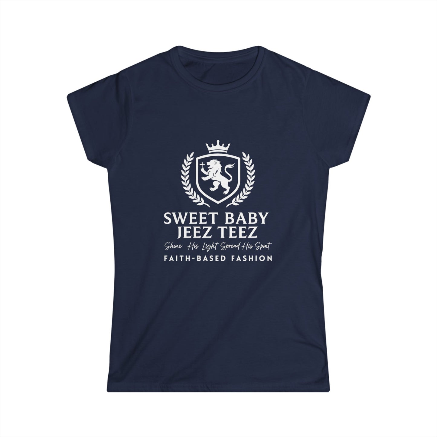 Sweet Baby Jeez Teez Faith-Based Fashion Semi-Fitted Women's Tshirt
