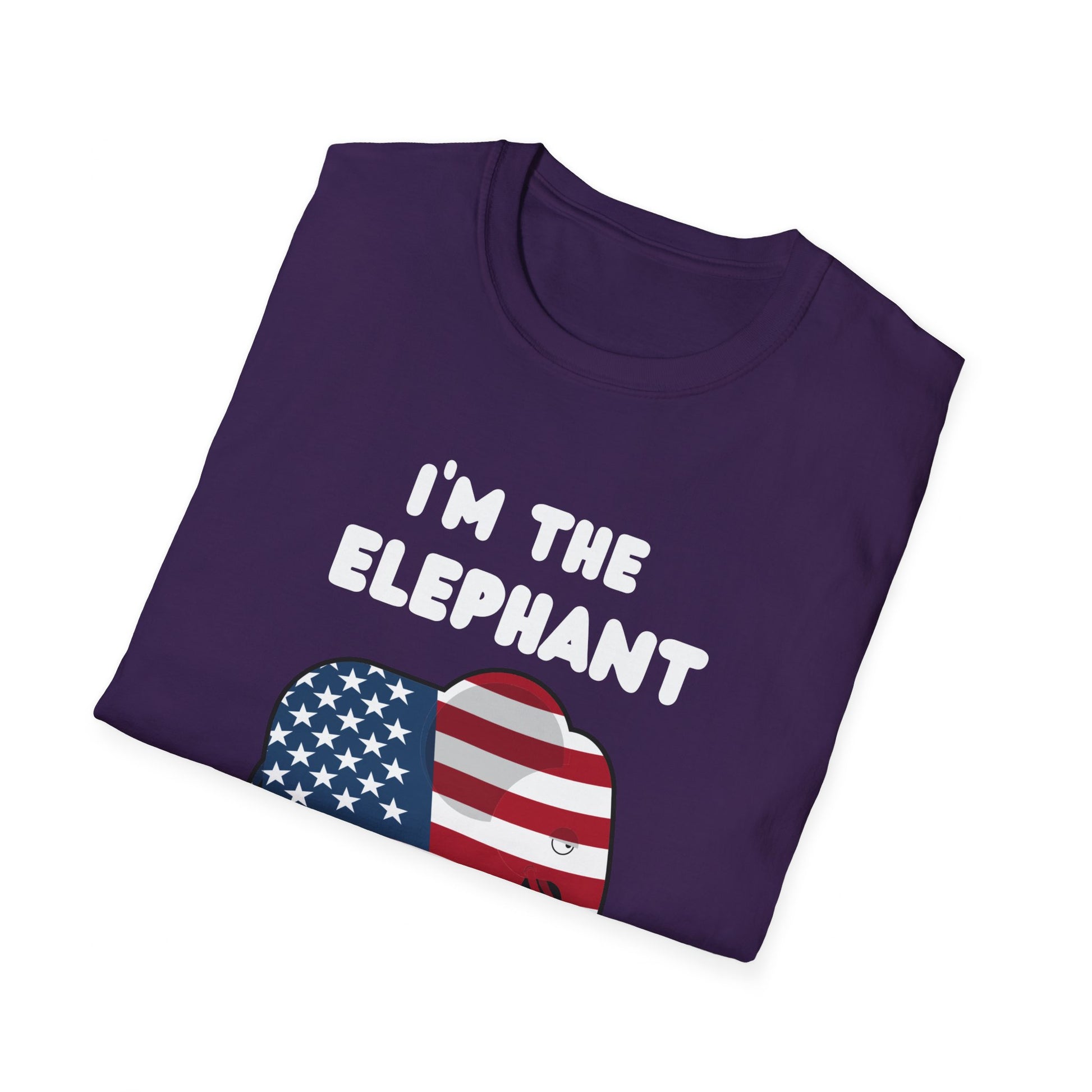 Elephant in Room Cartoon Women's Relaxed/Plus Tshirt (White Logo) - Sweet Baby Jeez Teez