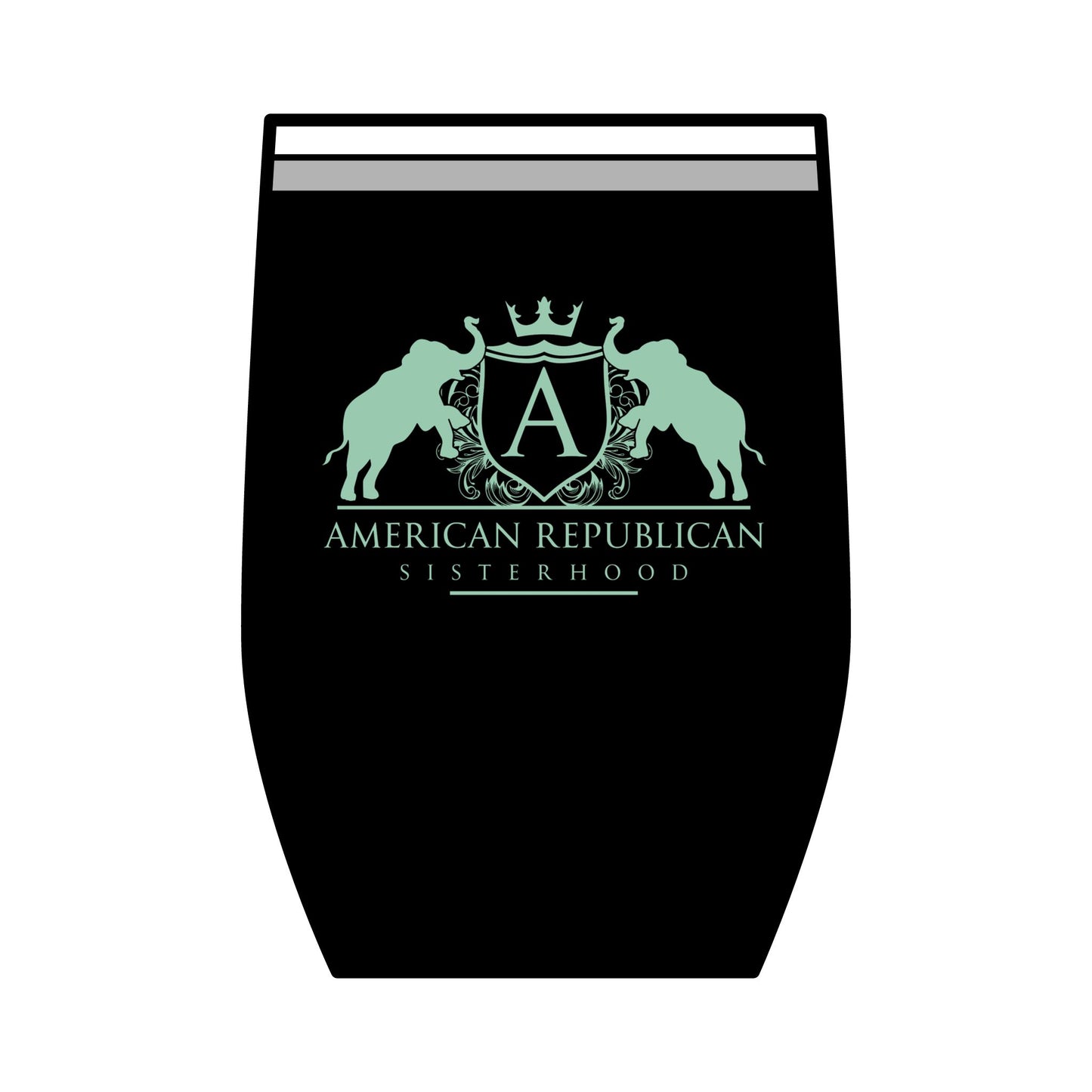 ARS Mint Logo Wine Tumbler, 12oz - Sweet Baby Jeez Teez