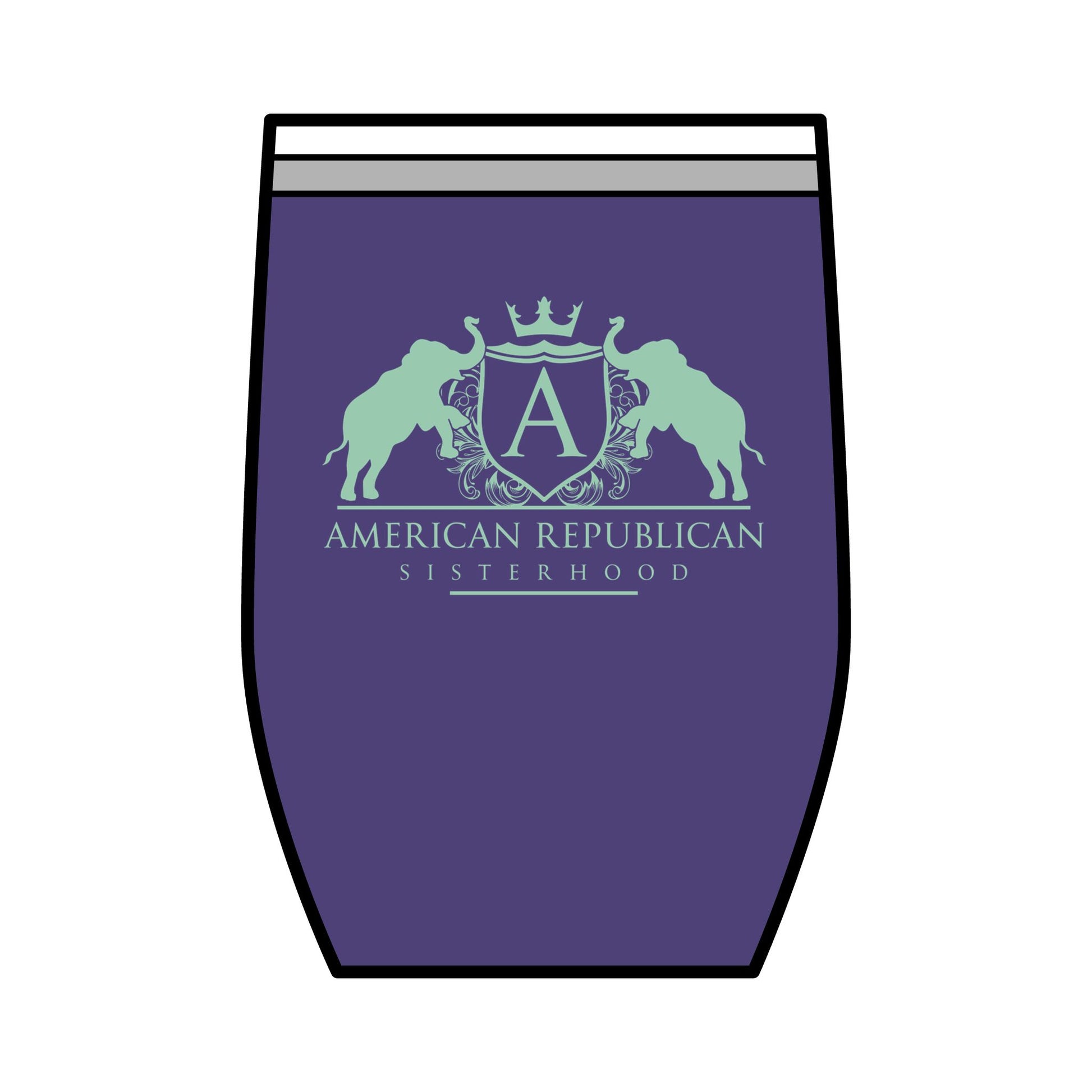 ARS Mint Logo Wine Tumbler, 12oz - Sweet Baby Jeez Teez