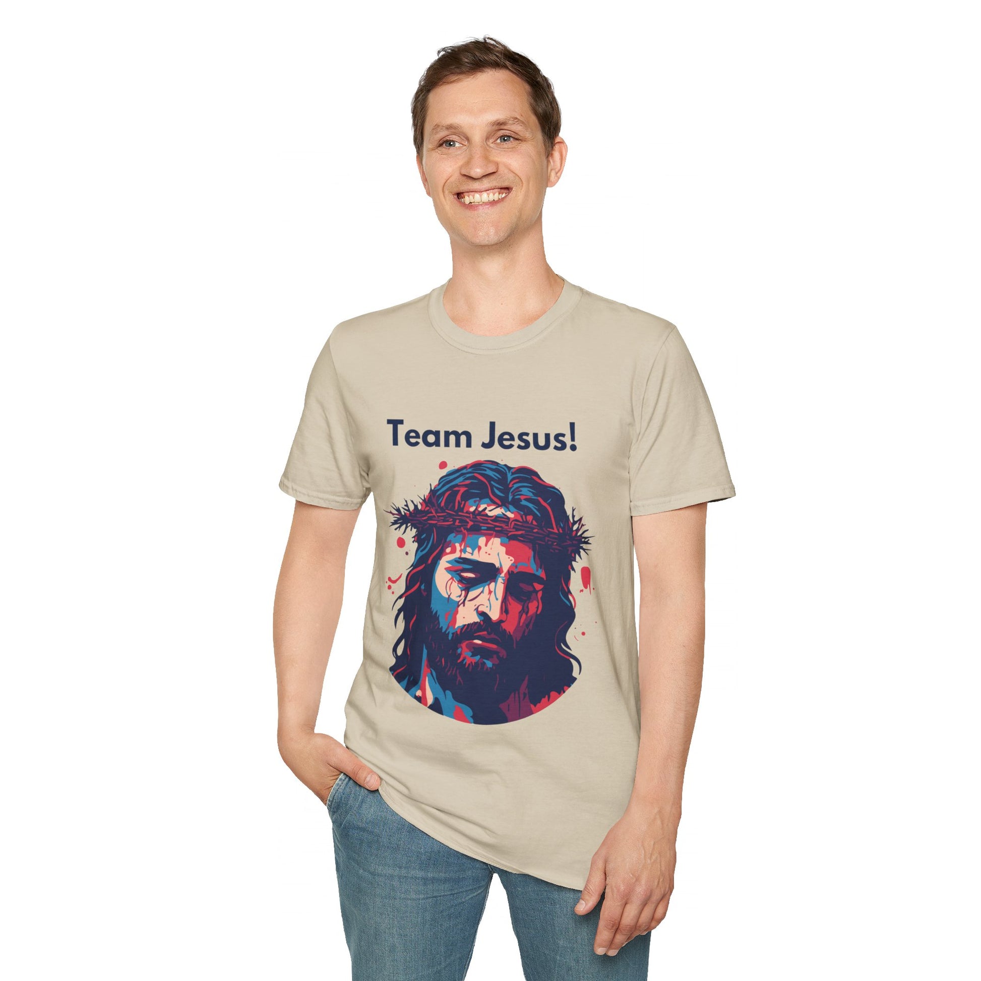 Team Jesus Men's Tshirt S-5XL - Sweet Baby Jeez Teez
