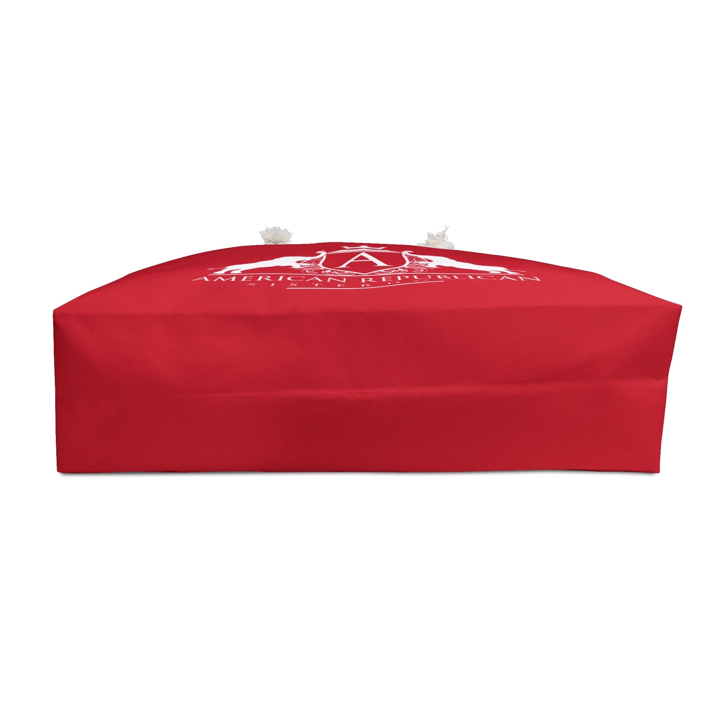 ARS Red Weekender Bag (White Logo)