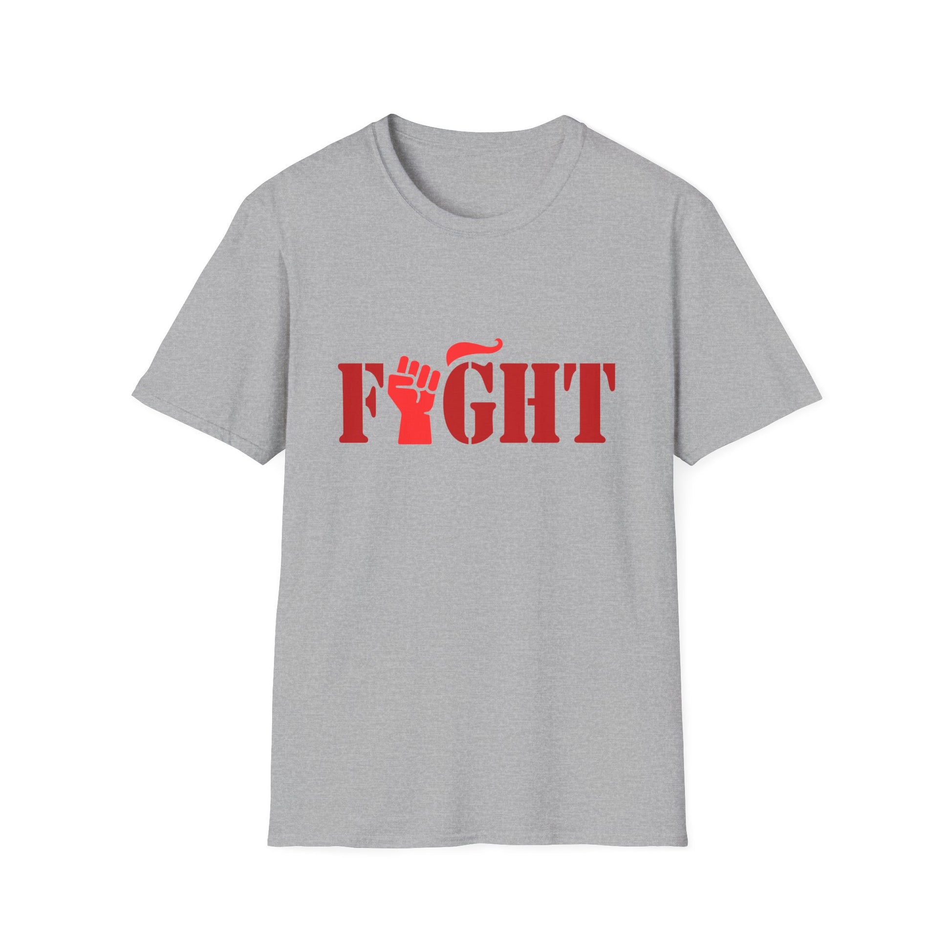 Fight Women's Relaxed/Plus Tshirt (Red Fist Logo) - Sweet Baby Jeez Teez