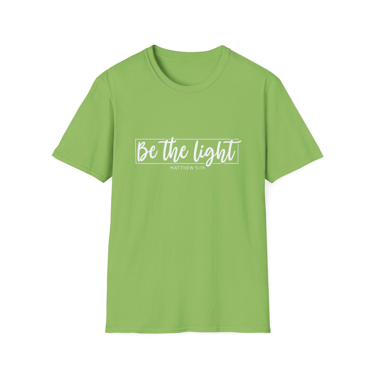 Be the Light Womens Relaxed/Plus Tshirt (White Logo) - Sweet Baby Jeez Teez