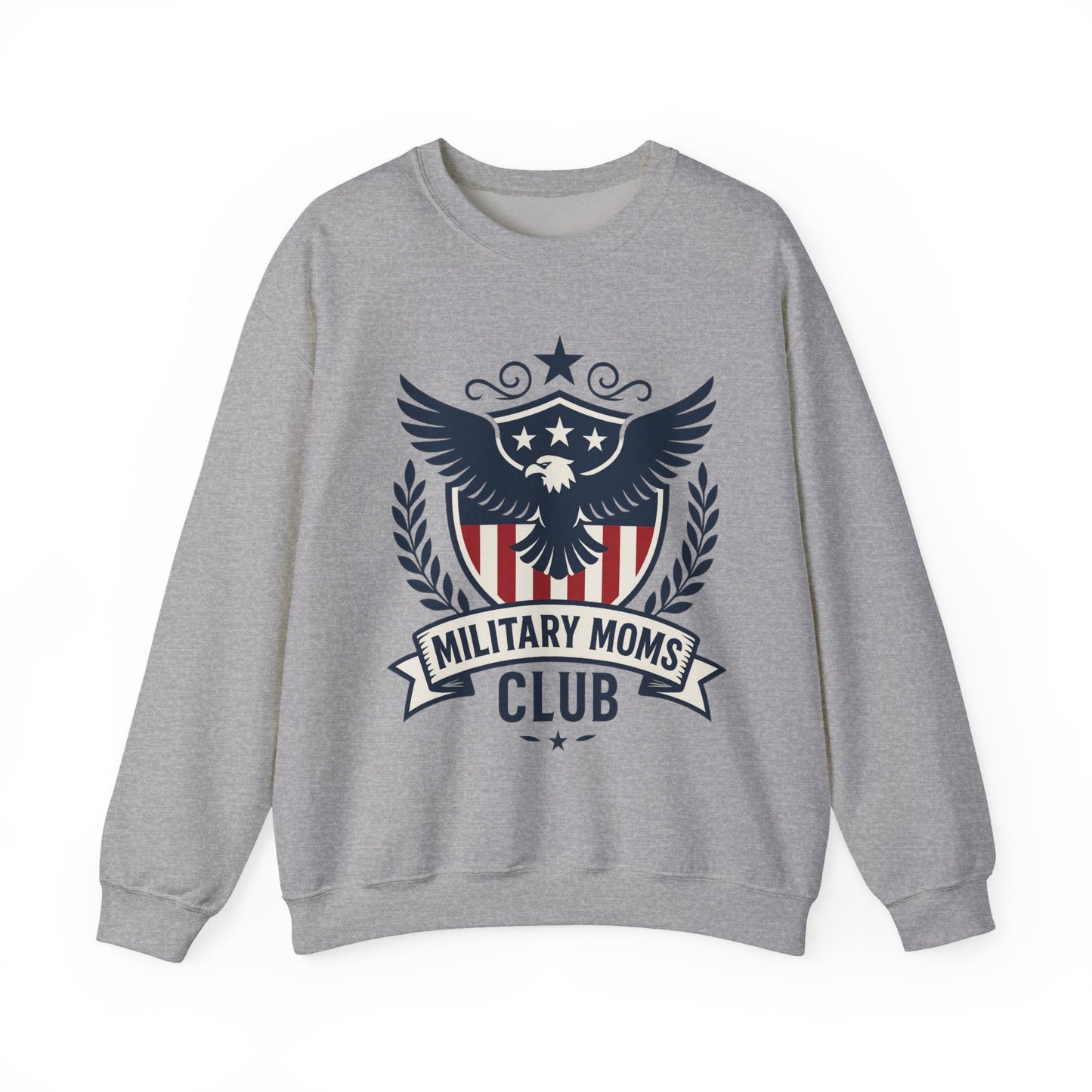 Military Moms Club Relaxed Crewneck Sweatshirt - Sweet Baby Jeez Teez