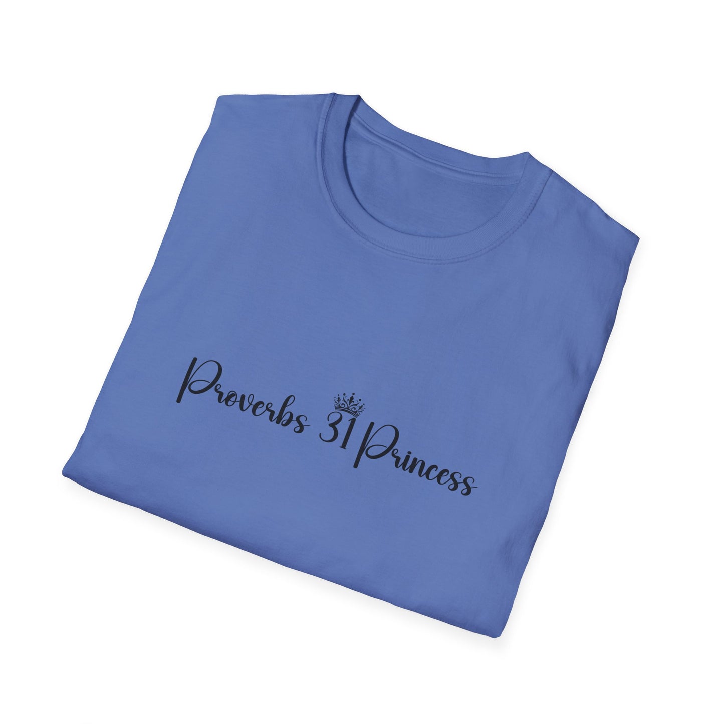 Proverbs 31 Princess Women's Relaxed/Plus Tshirt (Black Logo) - Sweet Baby Jeez Teez