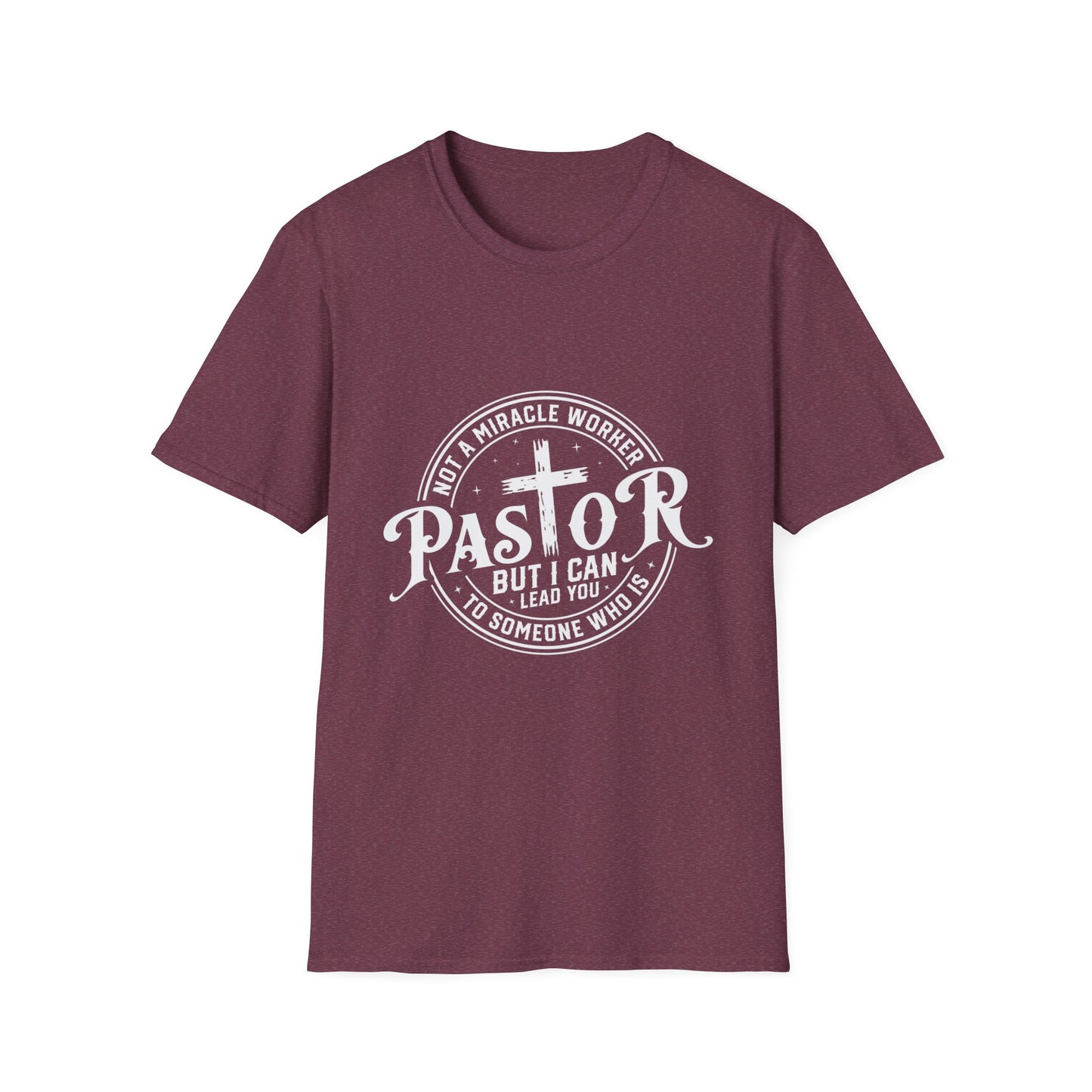 Pastor Men's Tshirt (White Logo) - Sweet Baby Jeez Teez