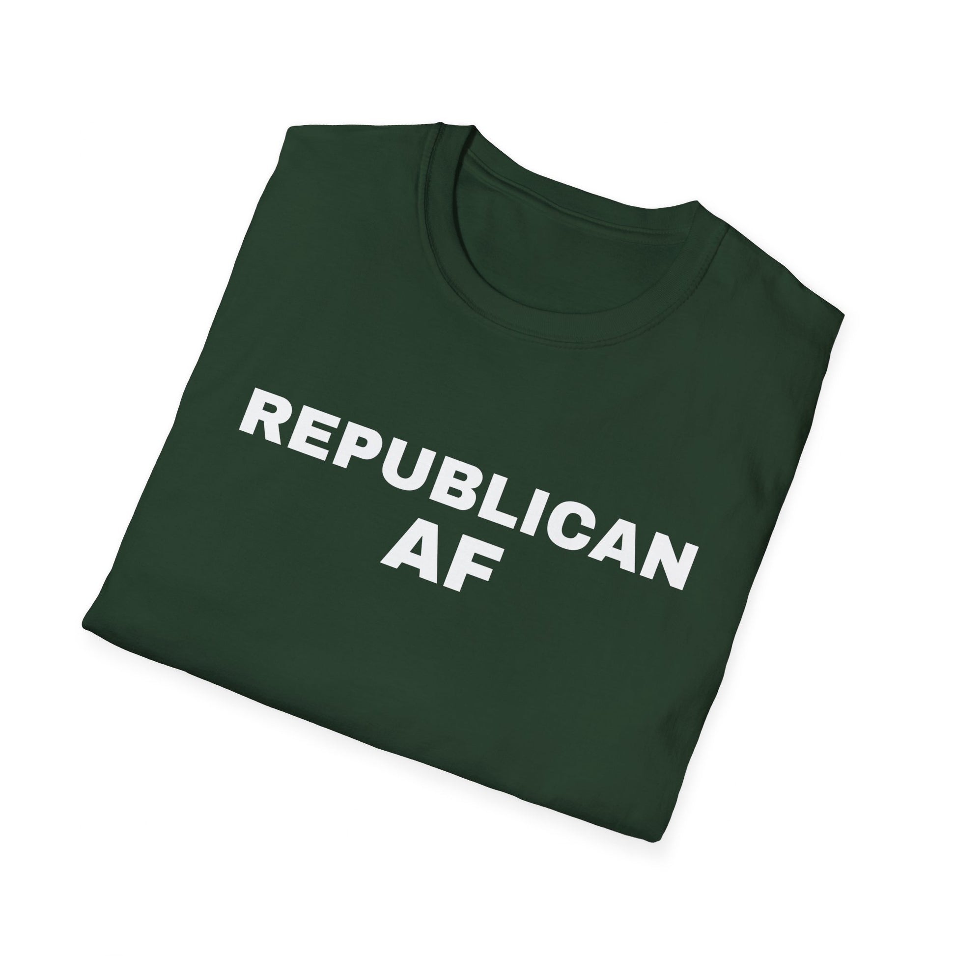 Republican AF Men's Tshirt (White Logo) - Sweet Baby Jeez Teez