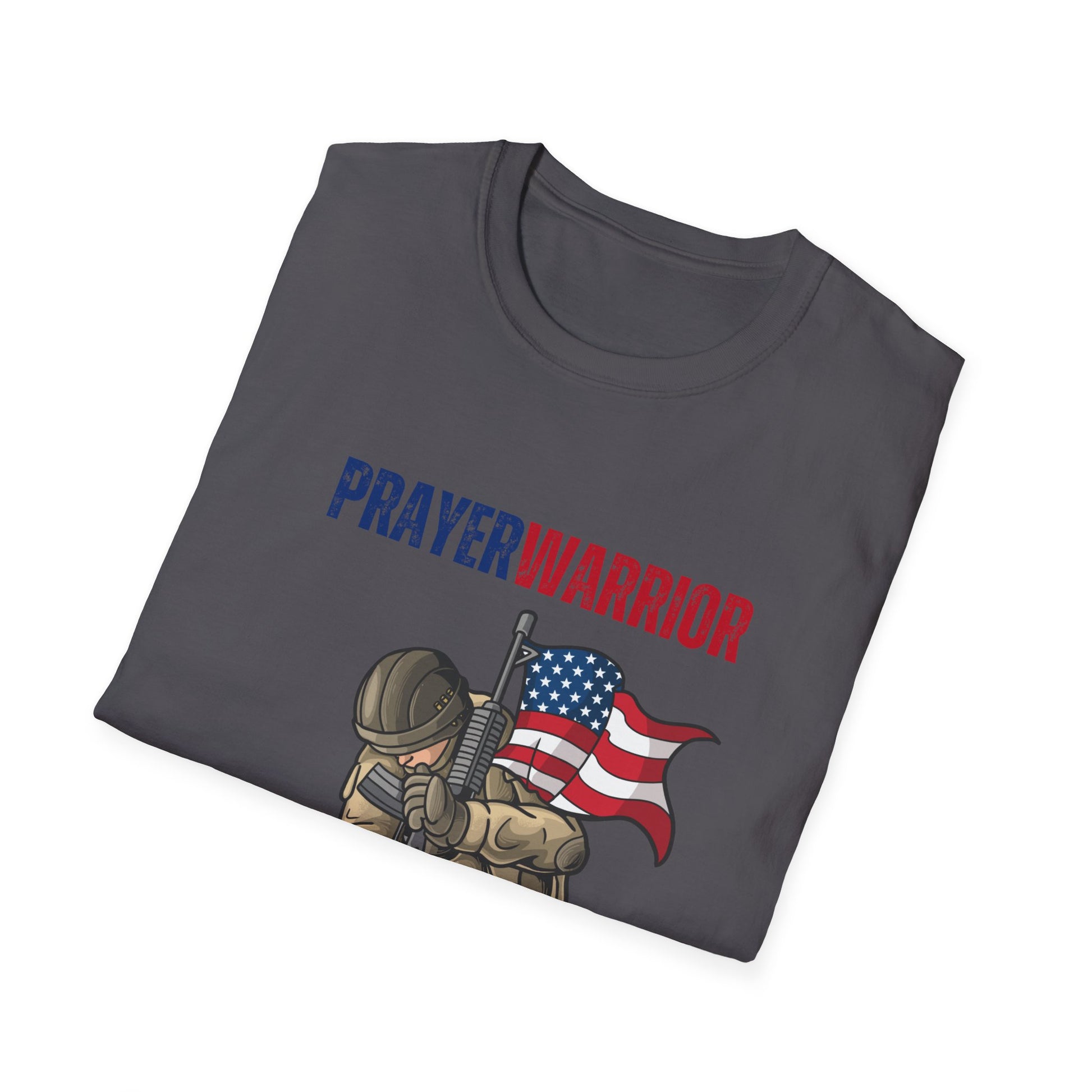 Prayer Warrior Soldier Men's Tshirt S-5XL - Sweet Baby Jeez Teez
