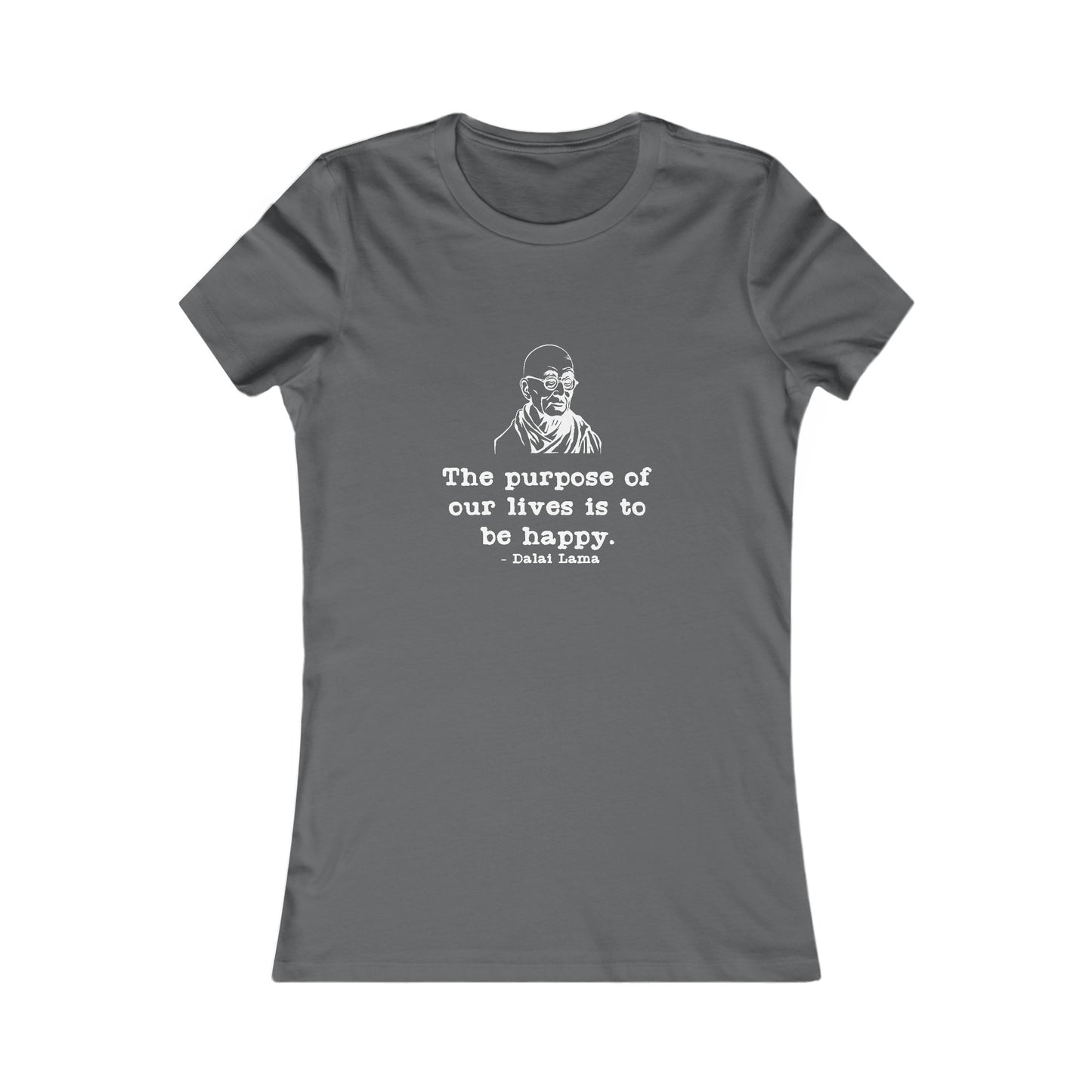 Purpose of Life Womens Fitted Tshirt (IW White Logo) - Sweet Baby Jeez Teez