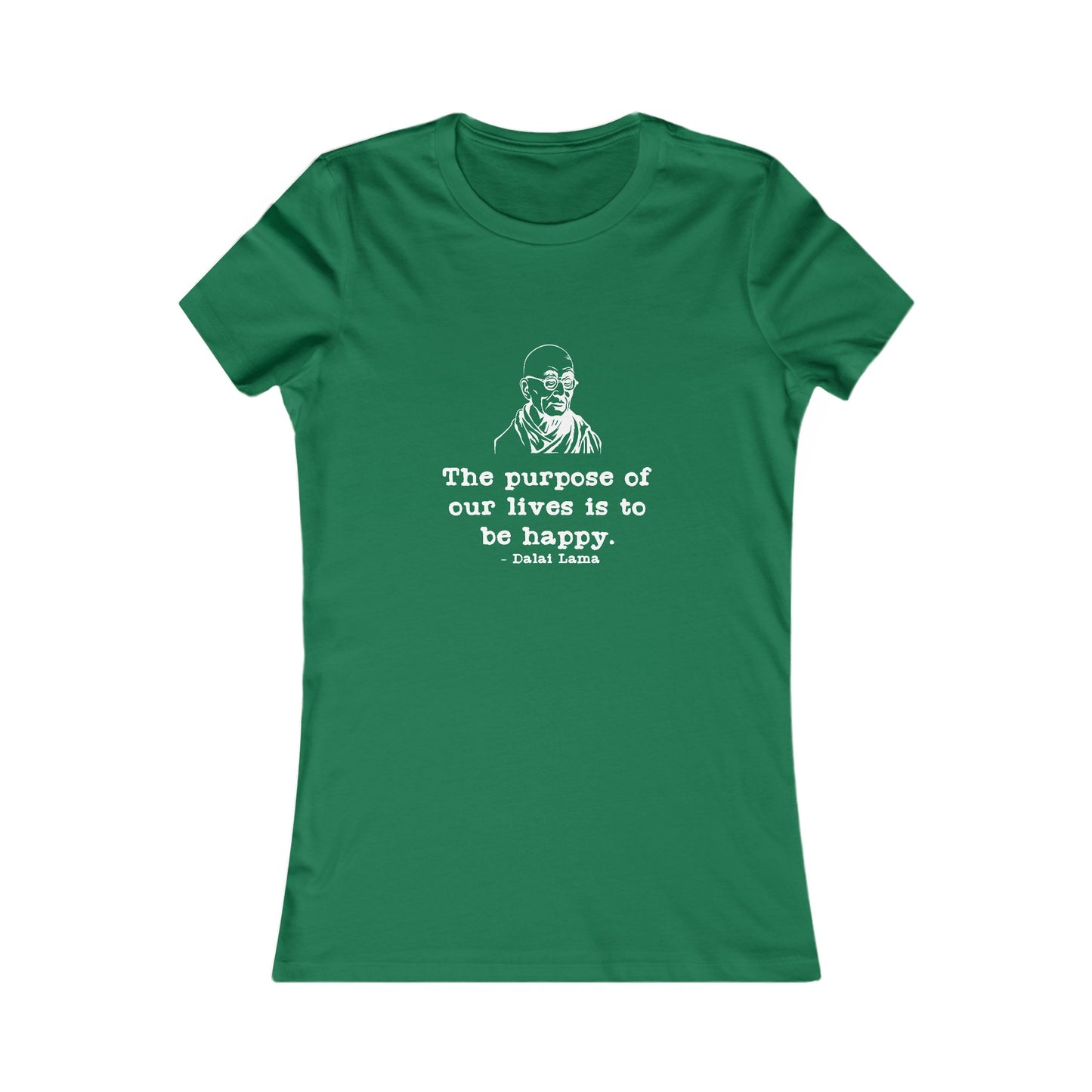 Purpose of Life Womens Fitted Tshirt (IW White Logo) - Sweet Baby Jeez Teez