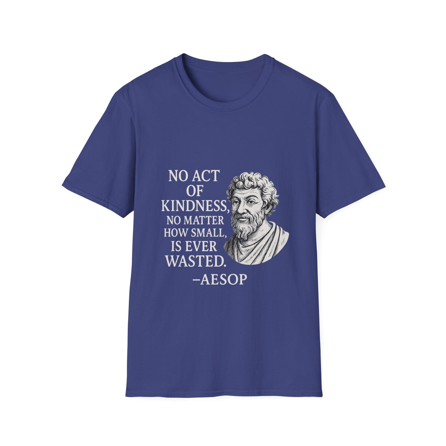 "Act of Kindness" Aesop Unisex Softstyle T-Shirt (IM Logo)