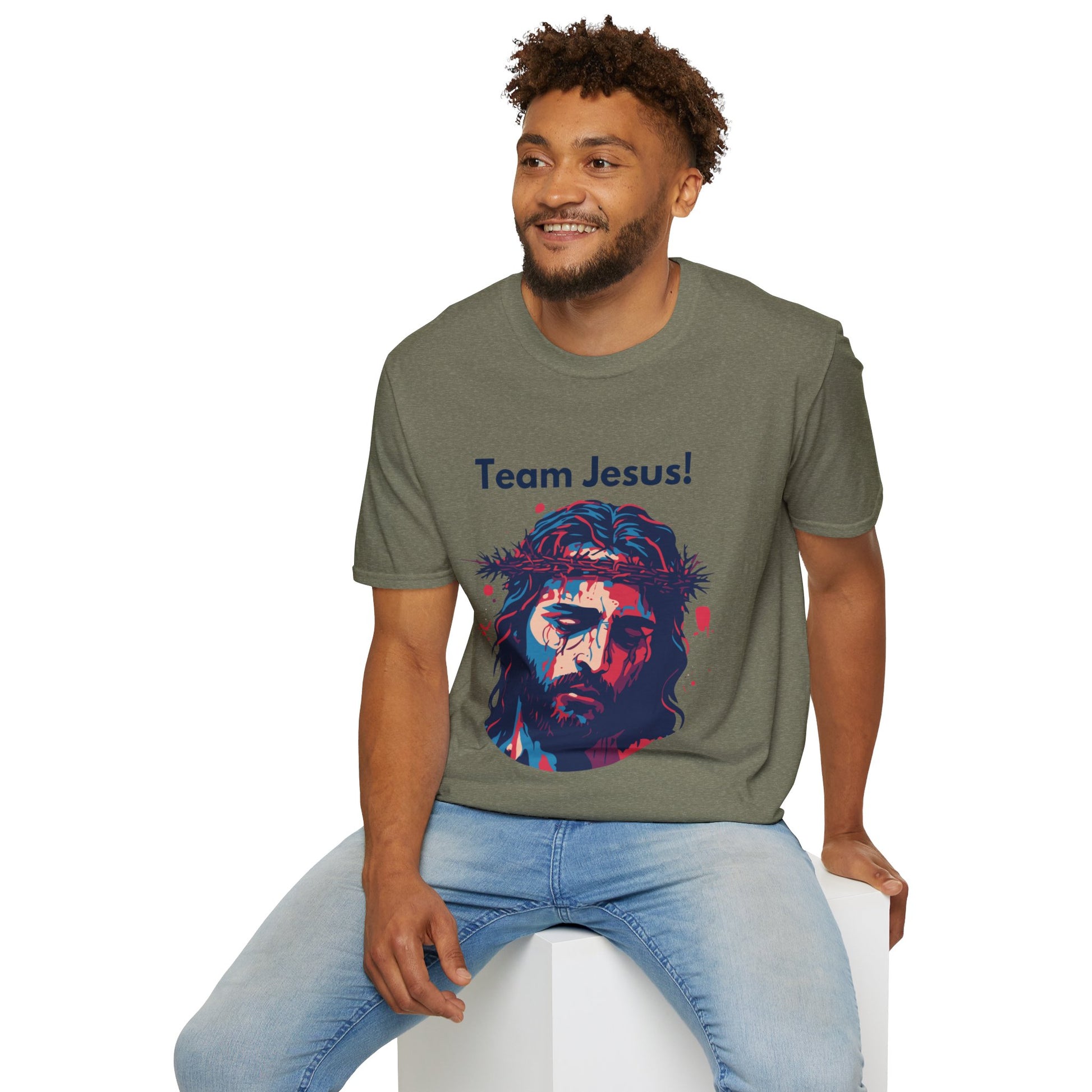 Team Jesus Men's Tshirt S-5XL - Sweet Baby Jeez Teez