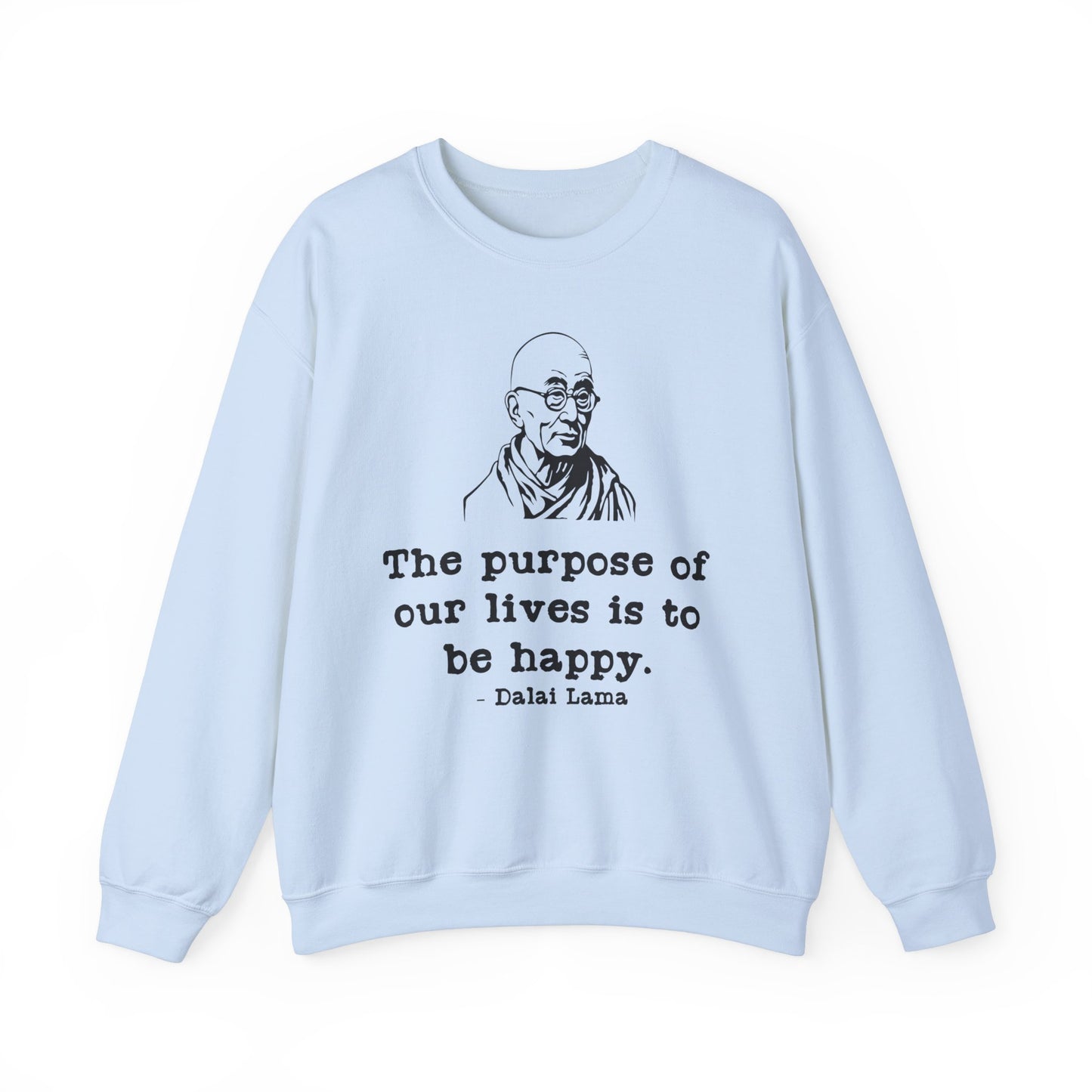Purpose of Life Womens Relaxed Sweatshirt (IW Black Logo) - Sweet Baby Jeez Teez