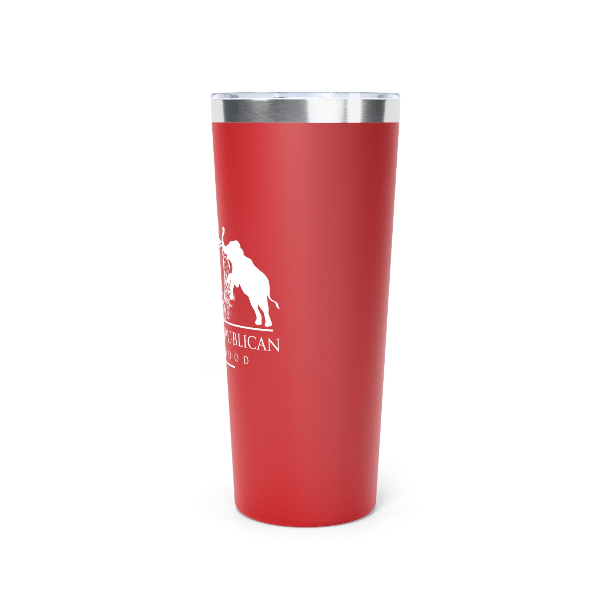 ARS White Logo Copper Vacuum Insulated Tumbler, 22oz - Sweet Baby Jeez Teez