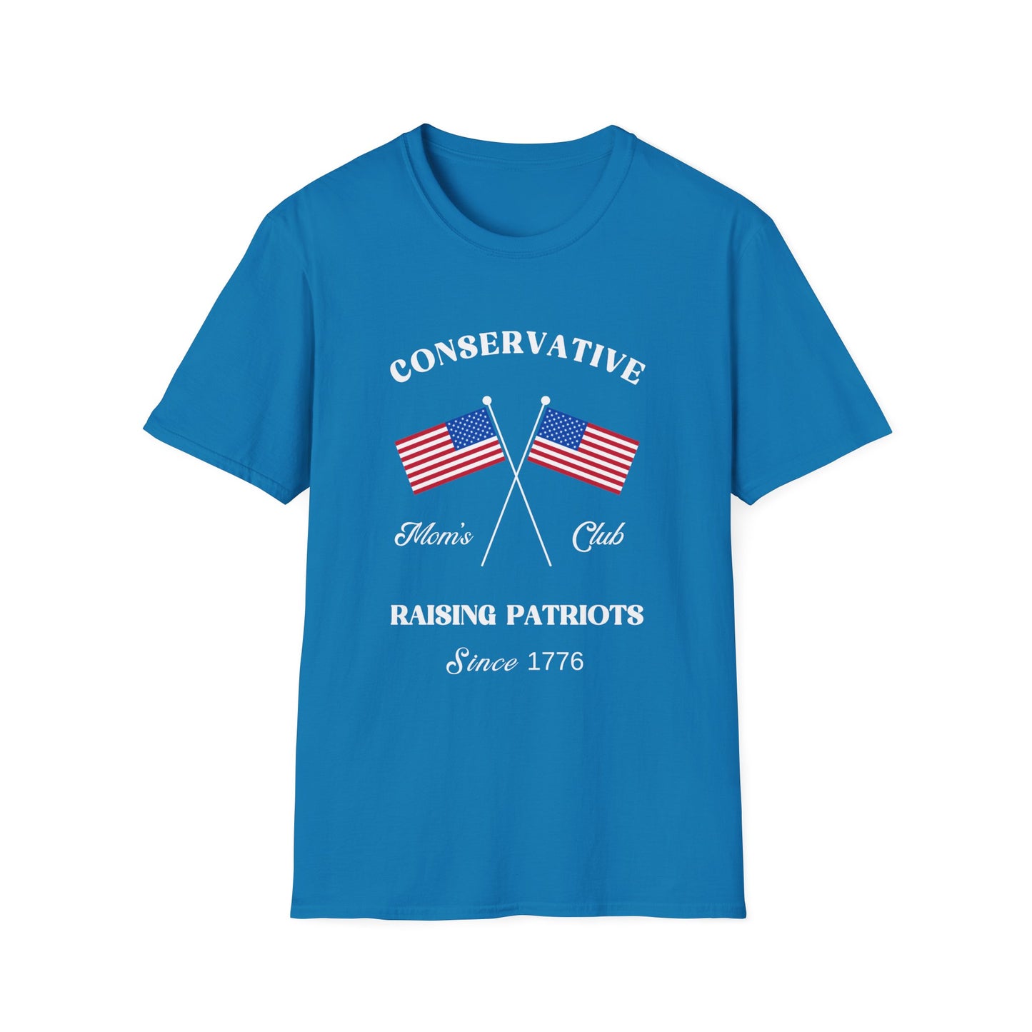 Conservative Mom's Club Women's Plus/Relaxed Tshirt (White Logo)
