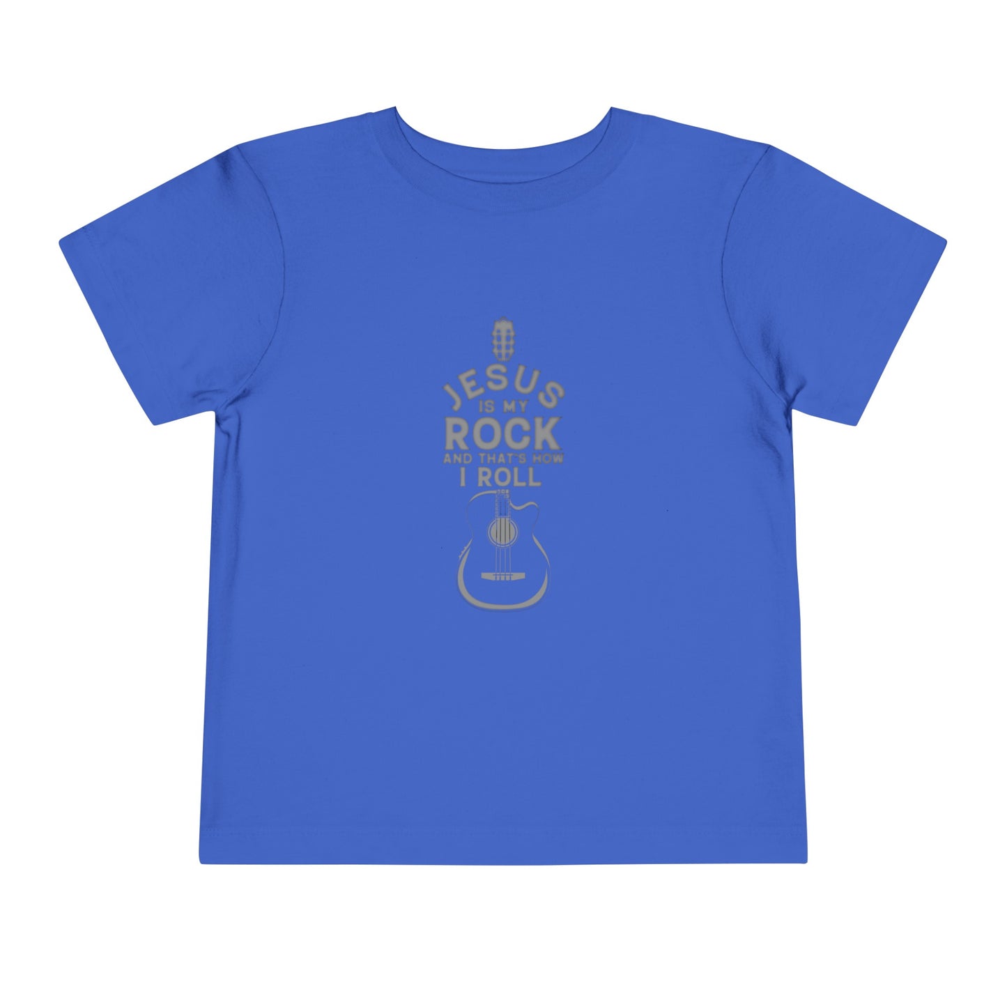 Jesus is My Rock Toddler Tshirt (Gray Logo) - Sweet Baby Jeez Teez