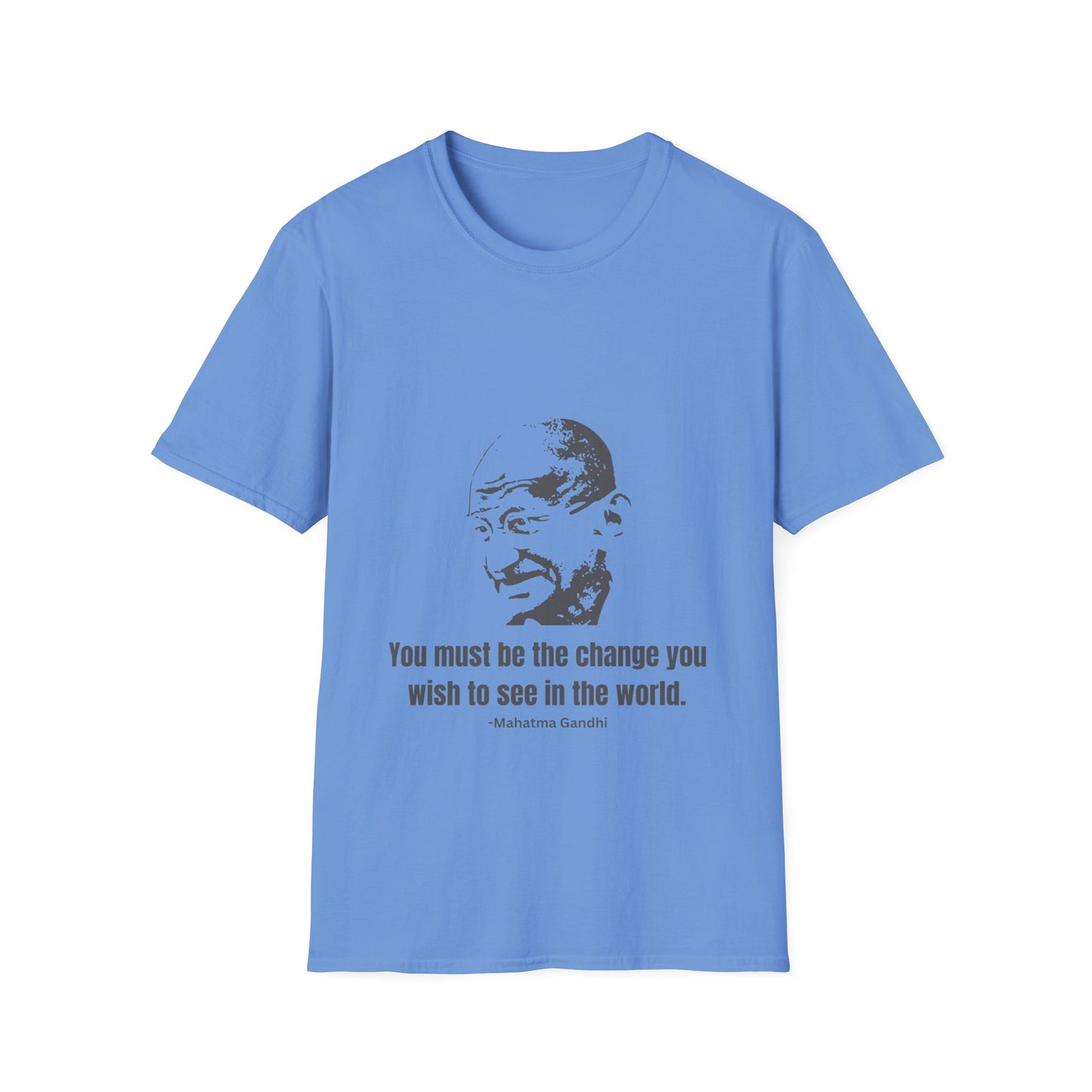 Be the Change Men's Tshirt (IW Gray Logo) - Sweet Baby Jeez Teez