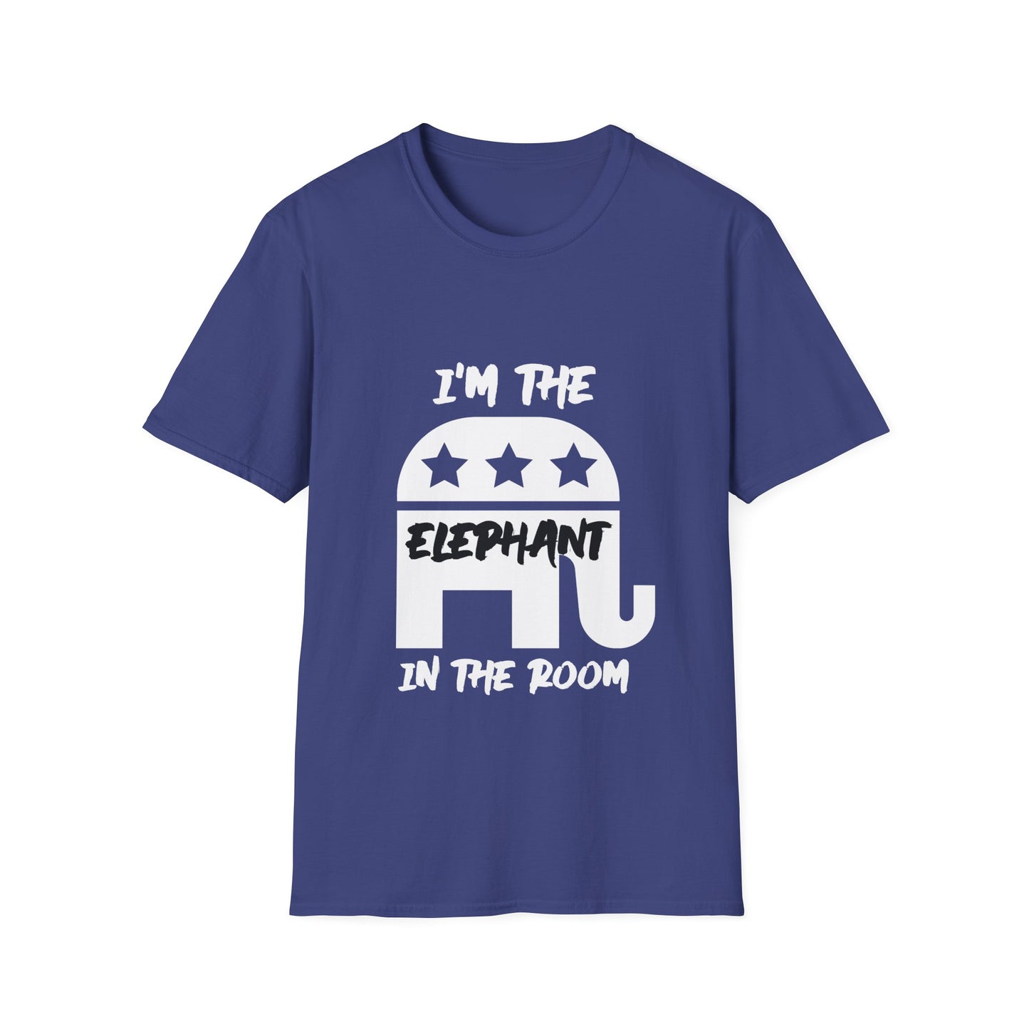 Elephant Men's Tshirt (White/Black Logo) - Sweet Baby Jeez Teez
