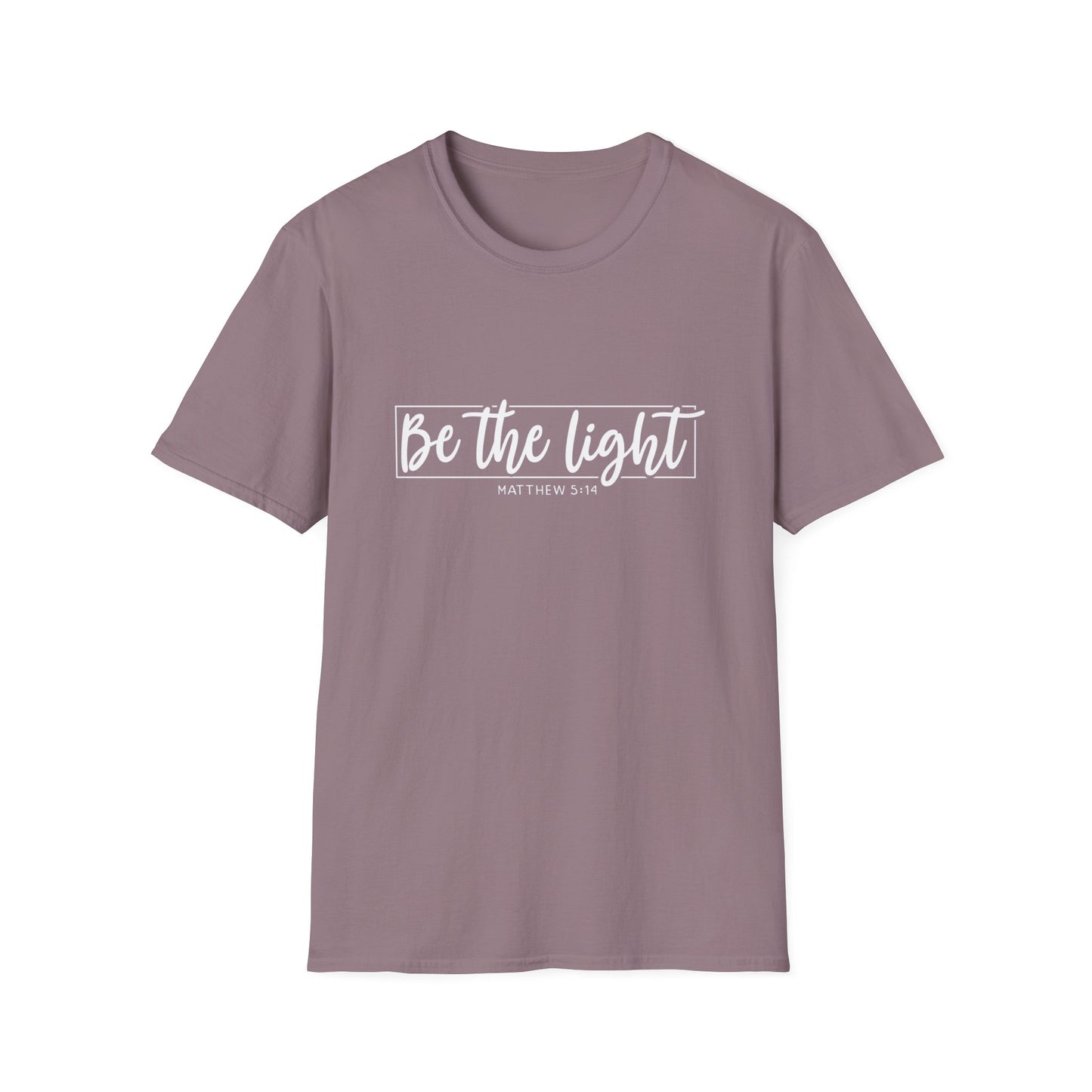 Be the Light Womens Relaxed/Plus Tshirt (White Logo) - Sweet Baby Jeez Teez