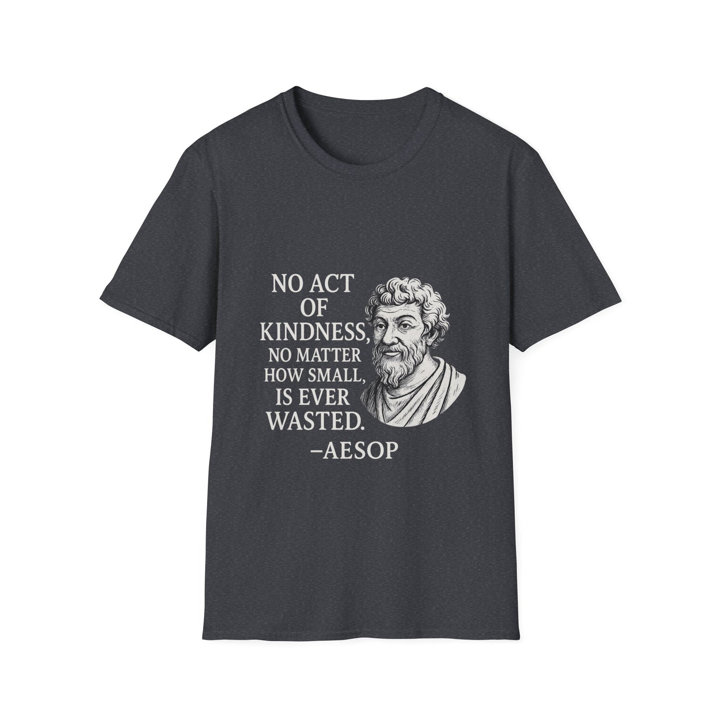 "Act of Kindness" Aesop Unisex Softstyle T-Shirt (IM Logo)