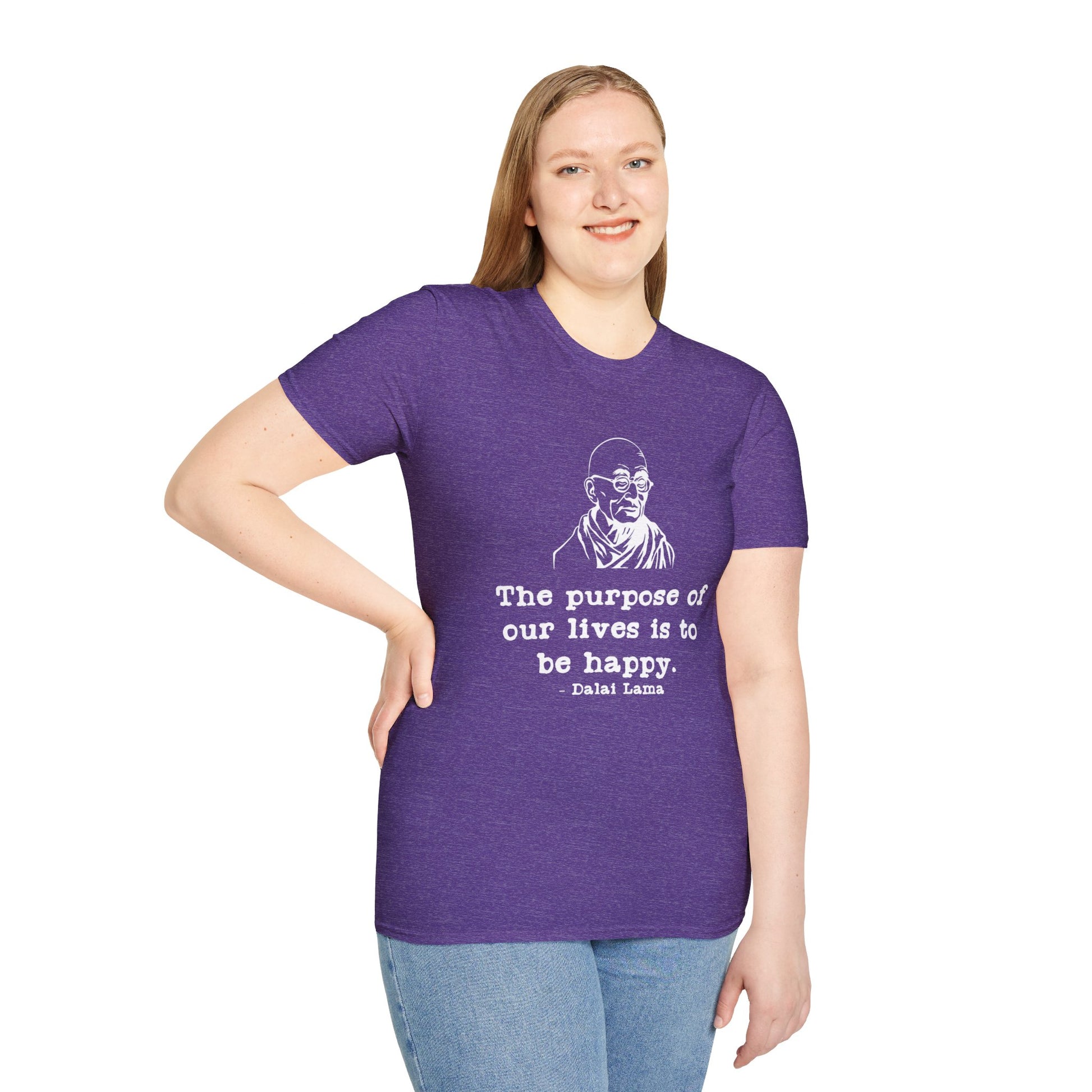 Purpose of Life Womens Relaxed/Plus Fit Tshirt (IW White Logo) - Sweet Baby Jeez Teez