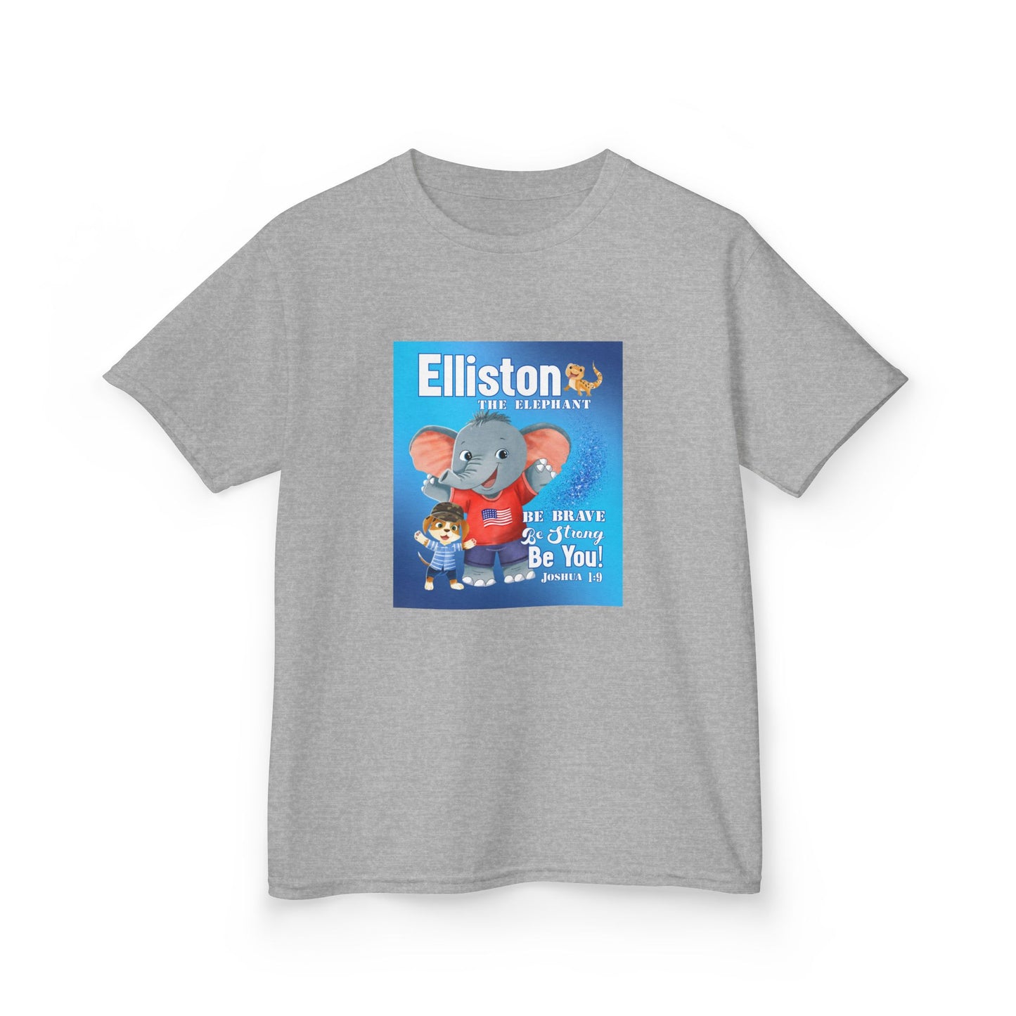 Elliston the Elephant [TM] Kids Tshirt - Be Brave, Be You!