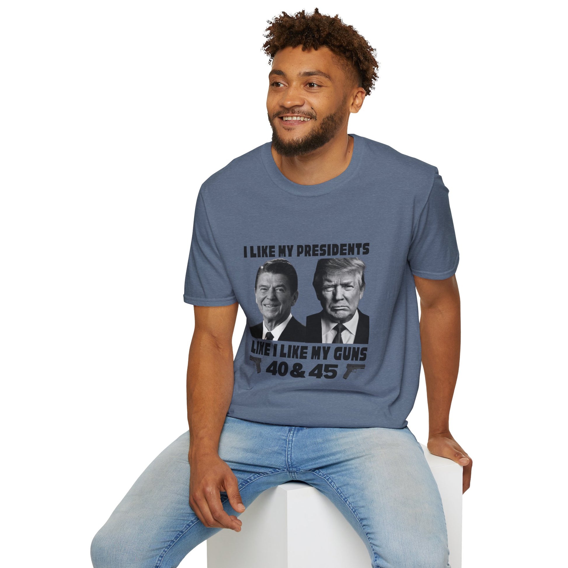 I Like My Presidents Men's Tshirt (Black Logo) - Sweet Baby Jeez Teez