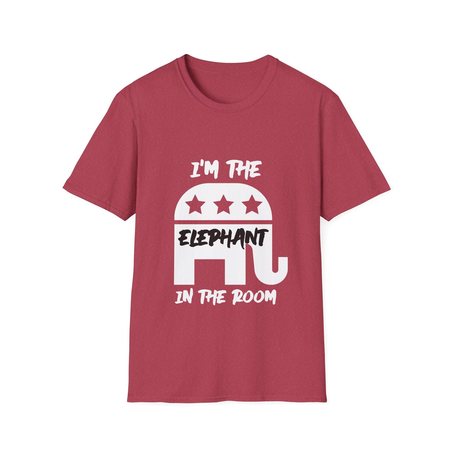 Elephant Men's Tshirt (White/Black Logo) - Sweet Baby Jeez Teez