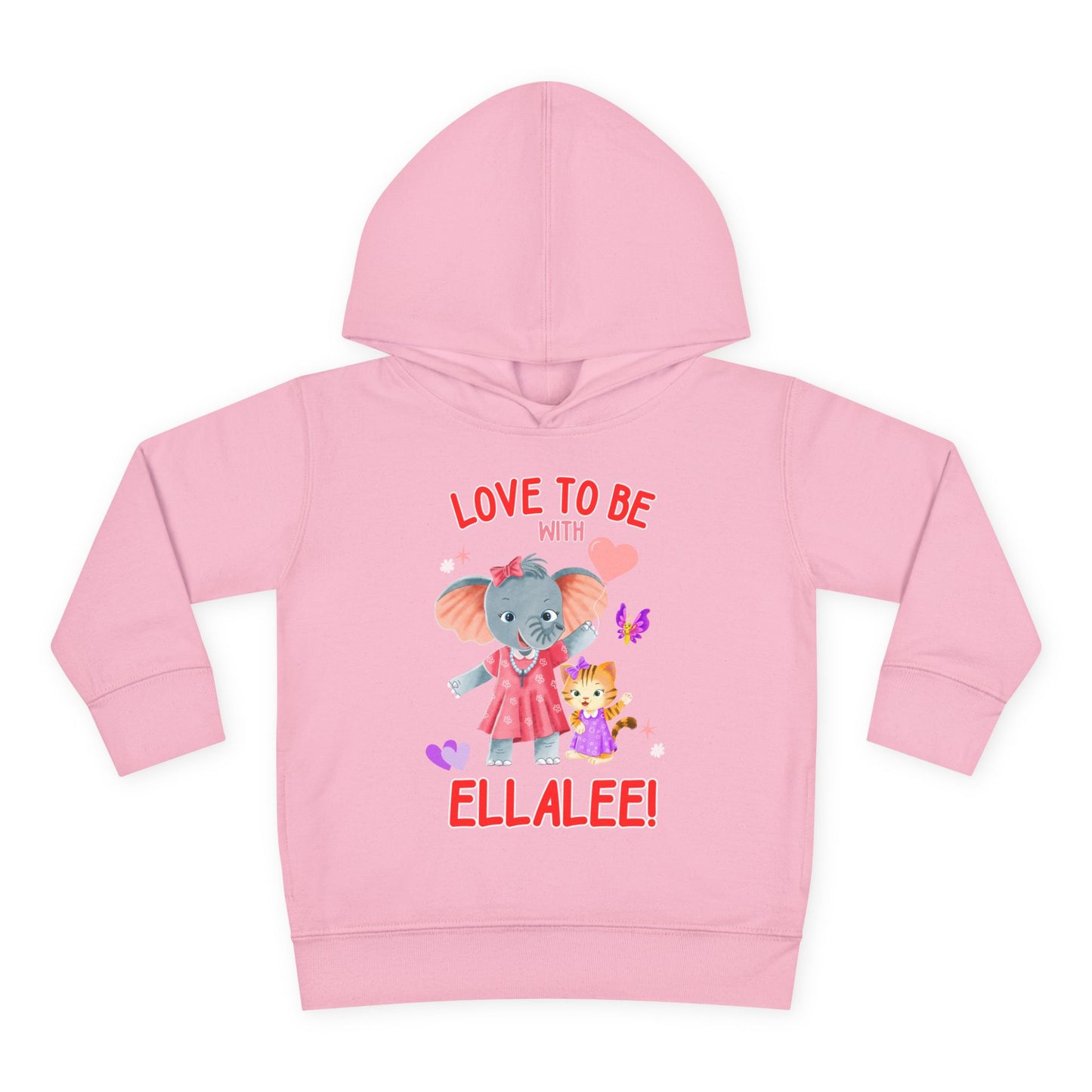 Ellalee the Elephant (TM), Love to be with Ellalee Toddler Hoodie