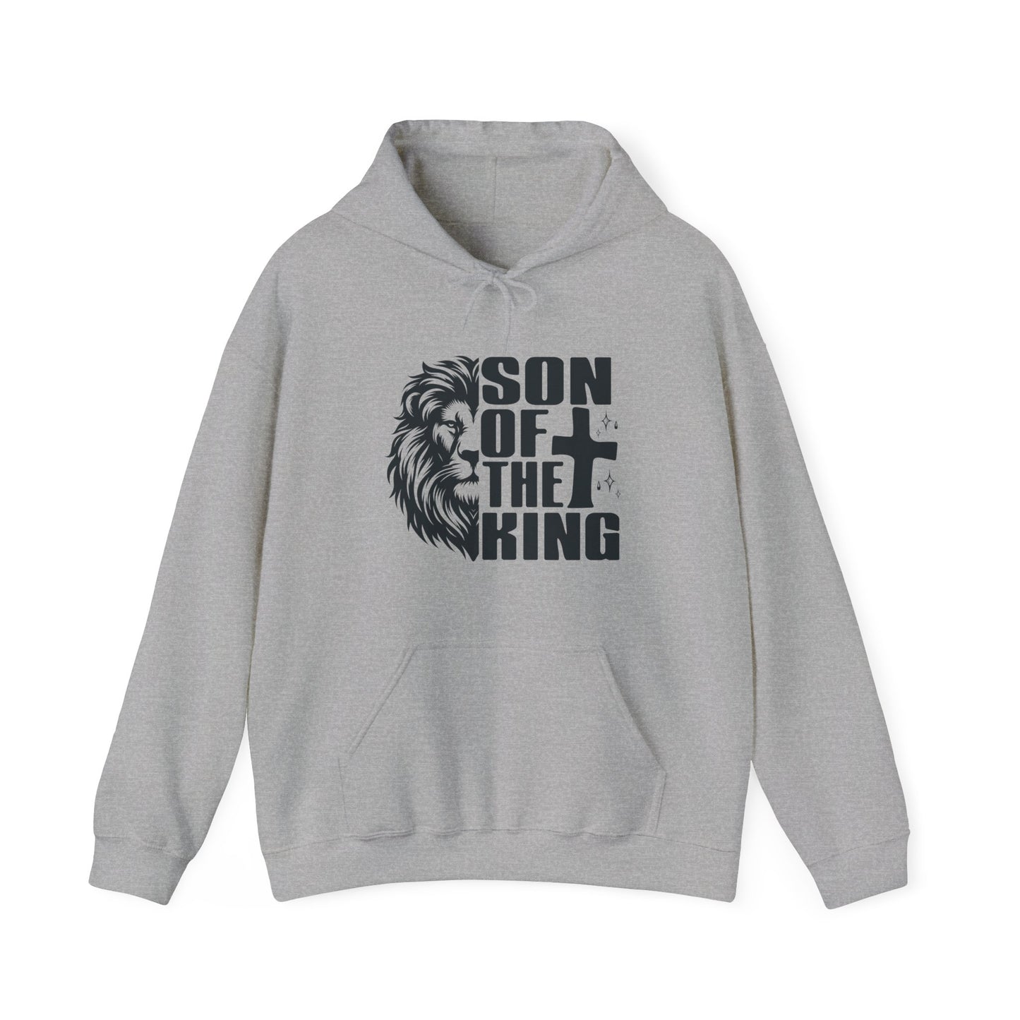 Son of the King Men's Hoodie (Black Logo) - Sweet Baby Jeez Teez
