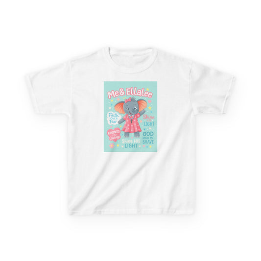Ellalee the Elephant (TM) Girl's Tshirt (Mint Logo)