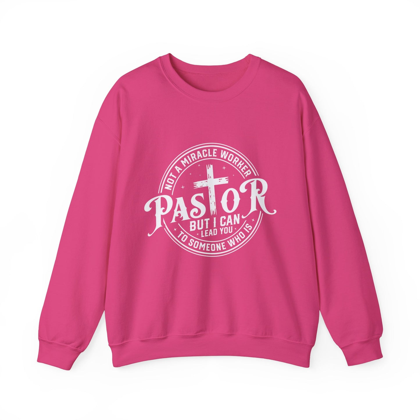 Pastor Women's Relaxed Sweatshirt (White Logo) - Sweet Baby Jeez Teez