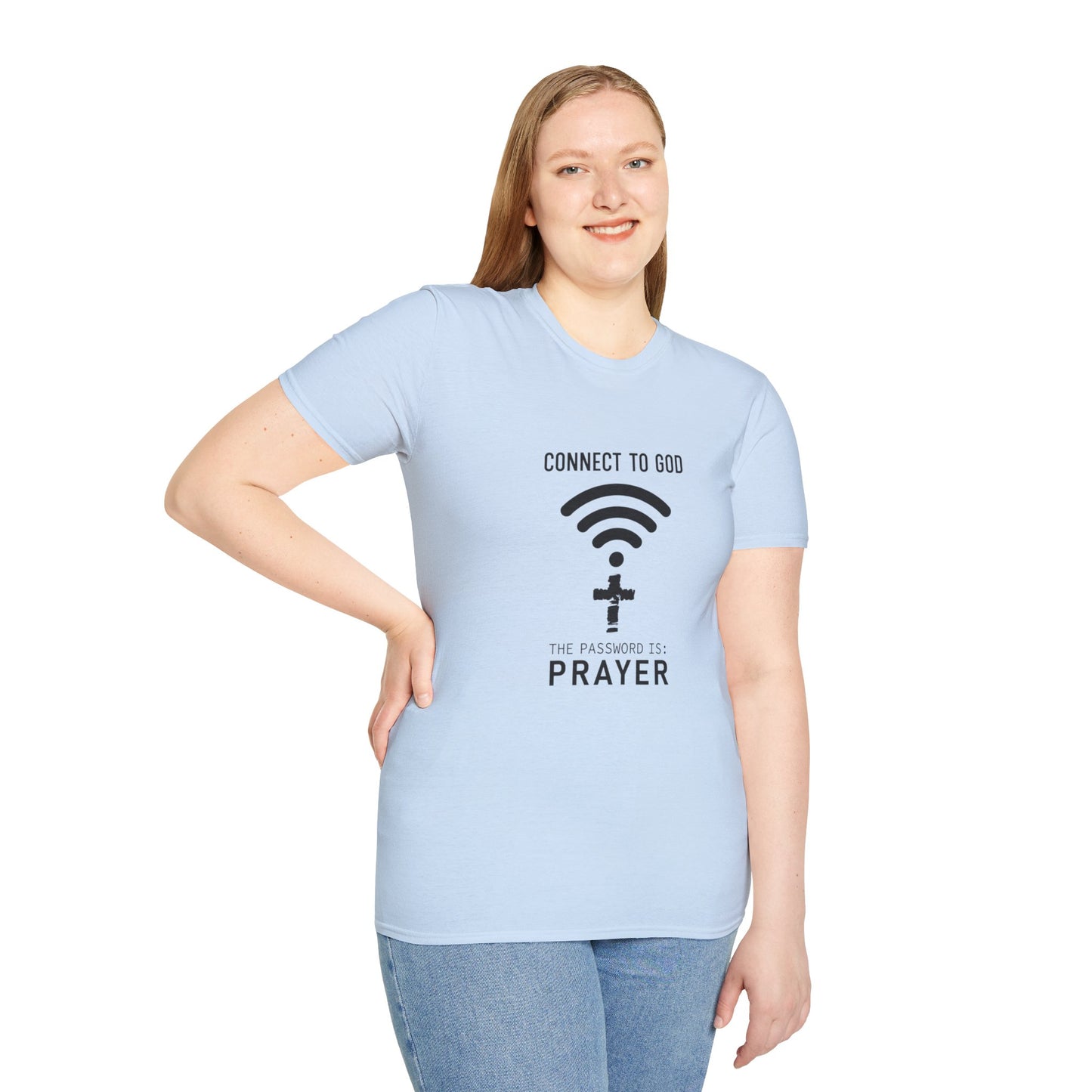 Connect Women's Relaxed/Plus Tshirt (Black Logo) - Sweet Baby Jeez Teez
