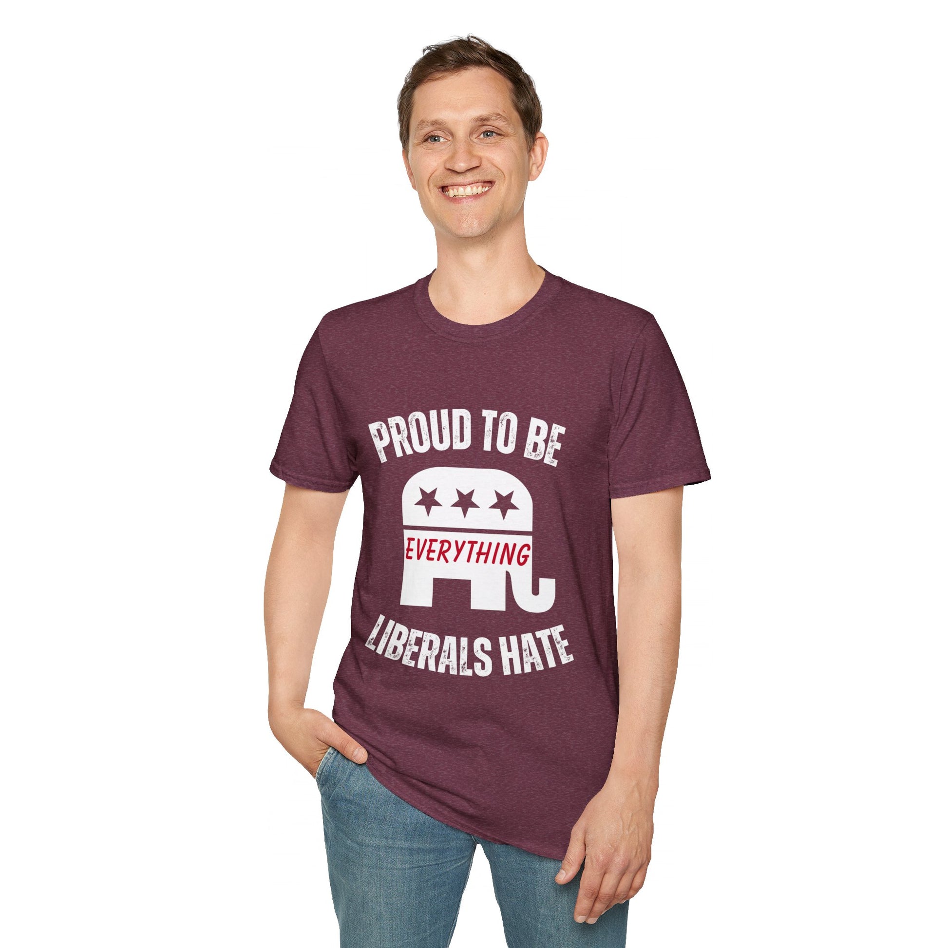 Proud to Be Men's Tshirt (White Logo) - Sweet Baby Jeez Teez