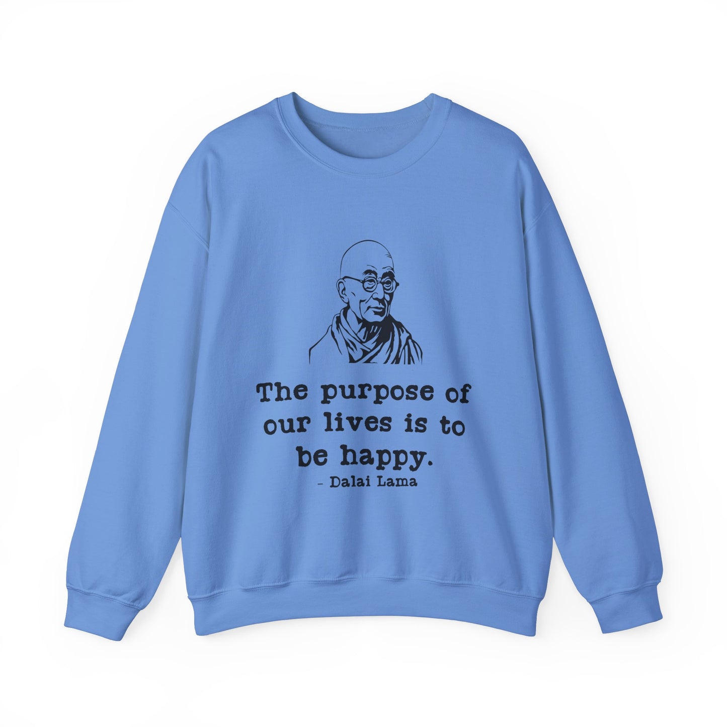 Purpose of Life Men's Sweatshirt (IW Black Logo) - Sweet Baby Jeez Teez