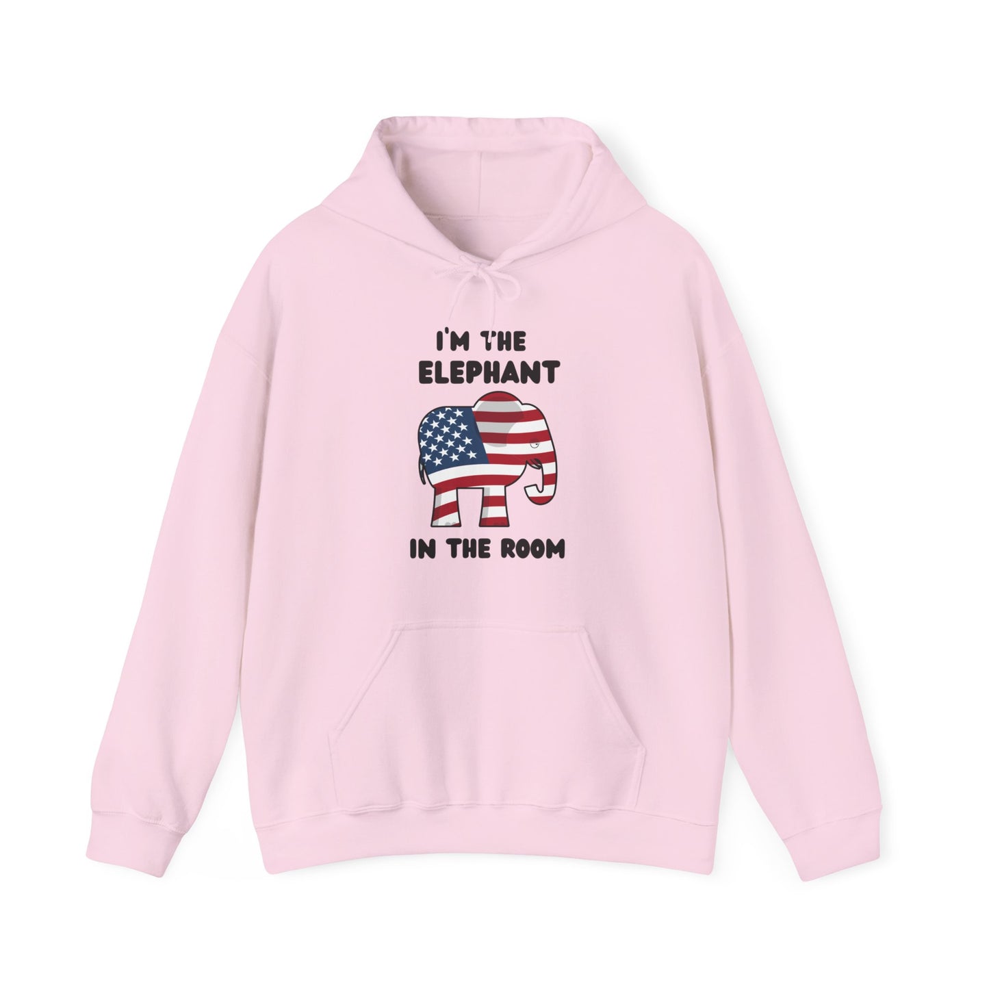 Elephant in the Room Women's Hoodie S-5XL (Black Logo) - Sweet Baby Jeez Teez