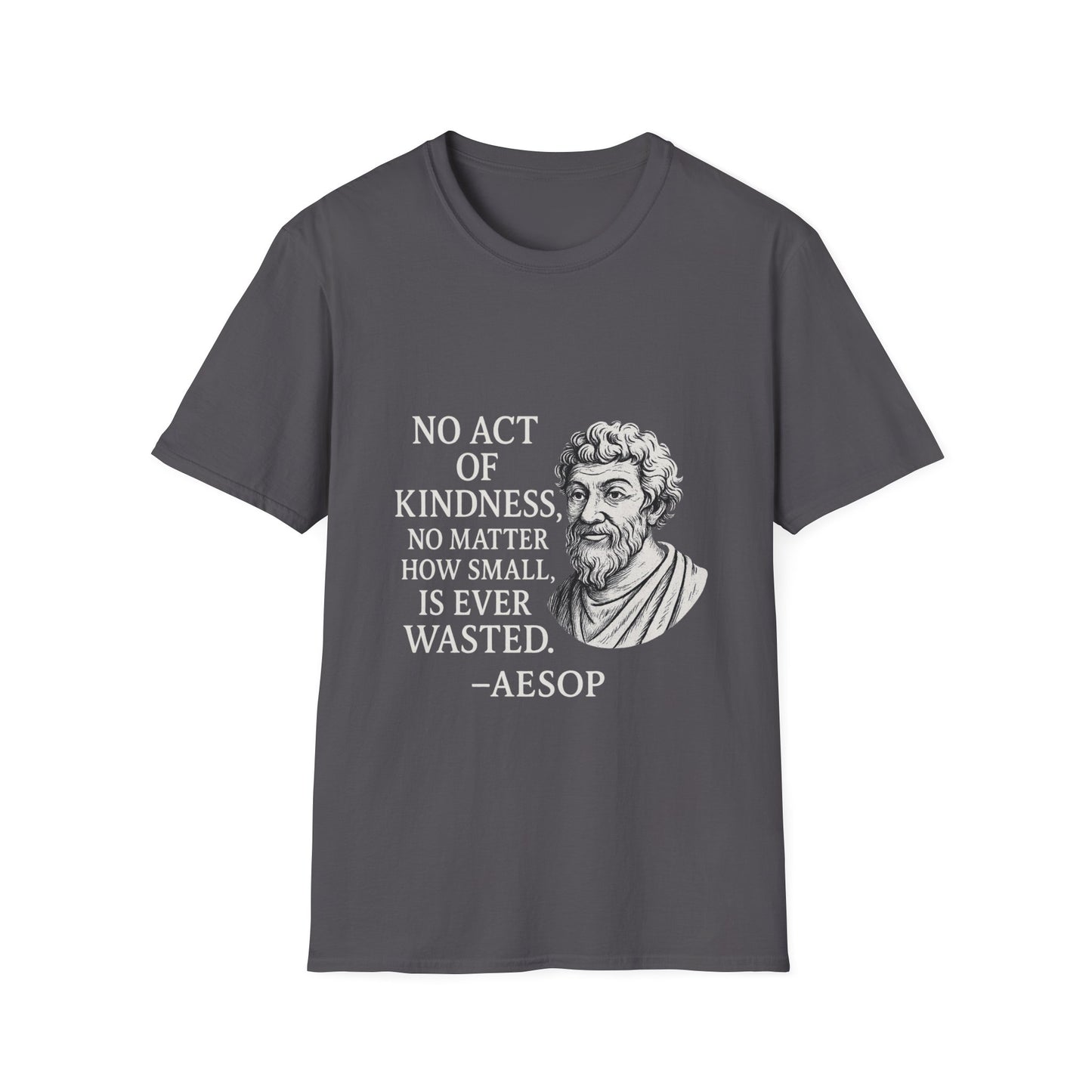 "Act of Kindness" Aesop Unisex Softstyle T-Shirt (IM Logo)