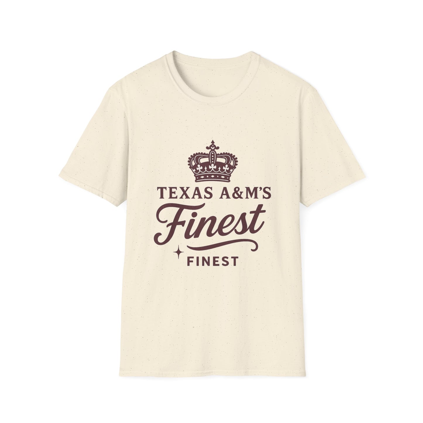 Texas A&M's Finest Unisex Softstyle T-Shirt (Logo 1) - Sweet Baby Jeez Teez