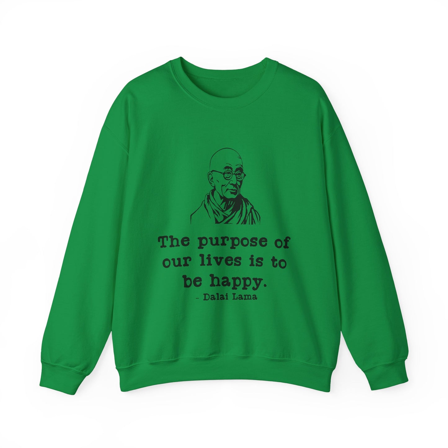 Purpose of Life Men's Sweatshirt (IW Black Logo) - Sweet Baby Jeez Teez