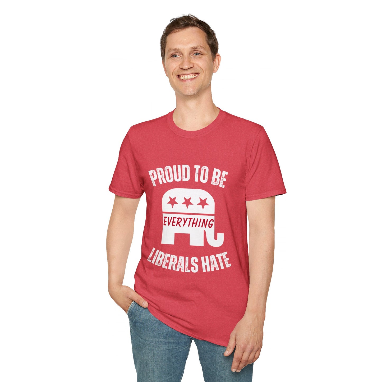 Proud to Be Men's Tshirt (White Logo) - Sweet Baby Jeez Teez