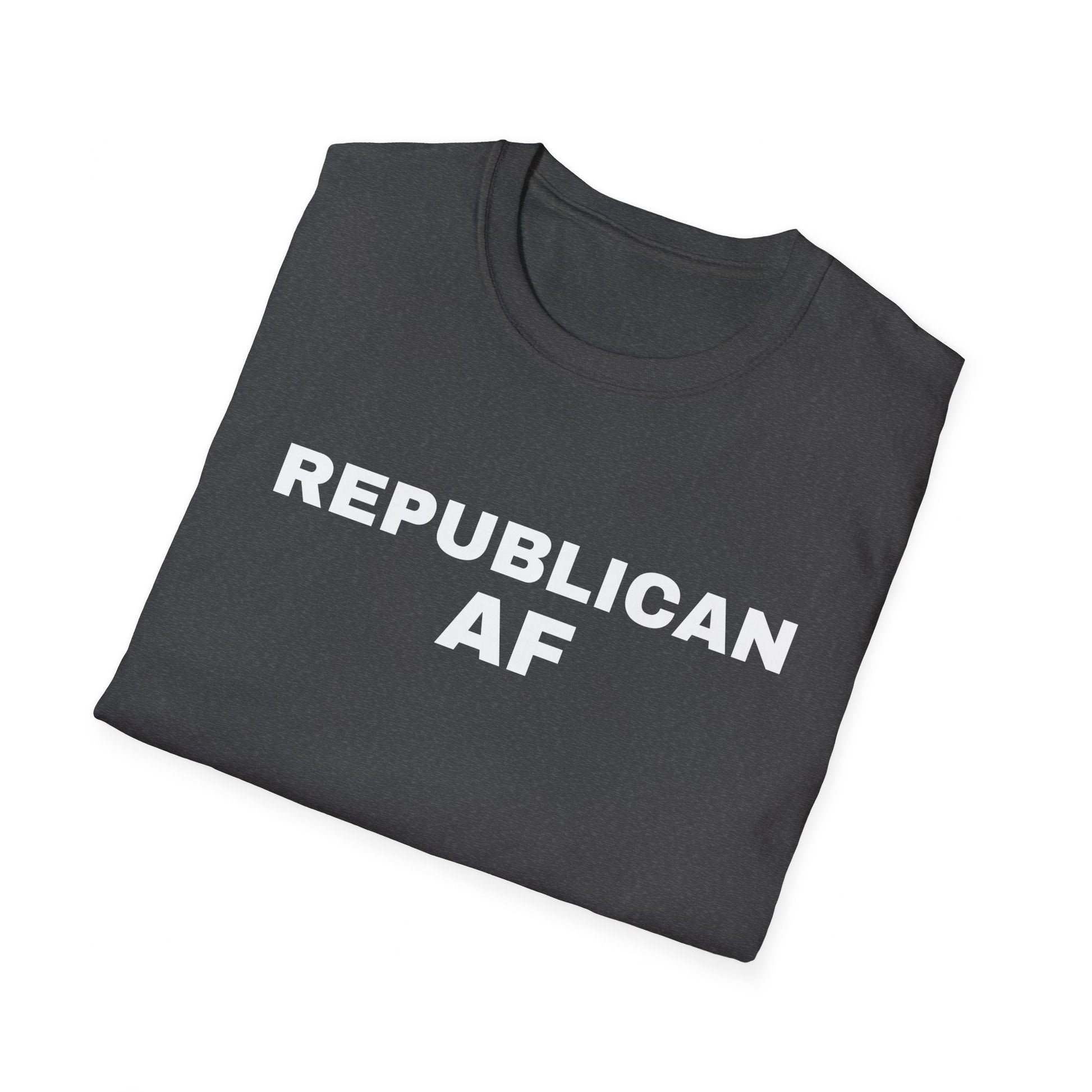 Republican AF Men's Tshirt (White Logo) - Sweet Baby Jeez Teez