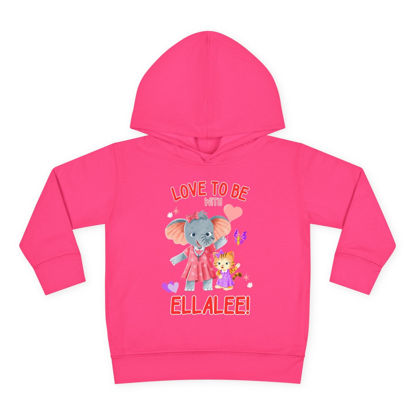 Ellalee the Elephant (TM), Love to be with Ellalee Toddler Hoodie
