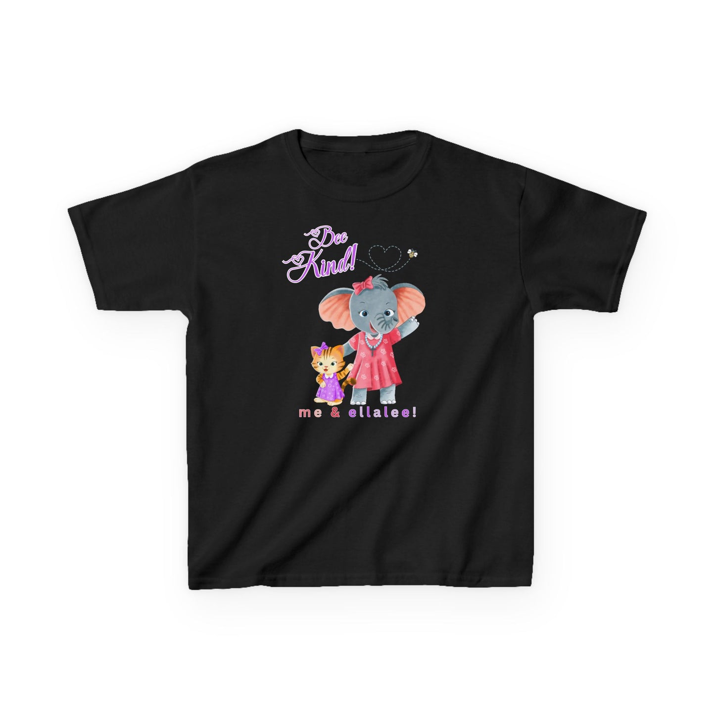 Ellalee the Elephant (TM) "Bee" Kind Girl's Unisex Tshirt