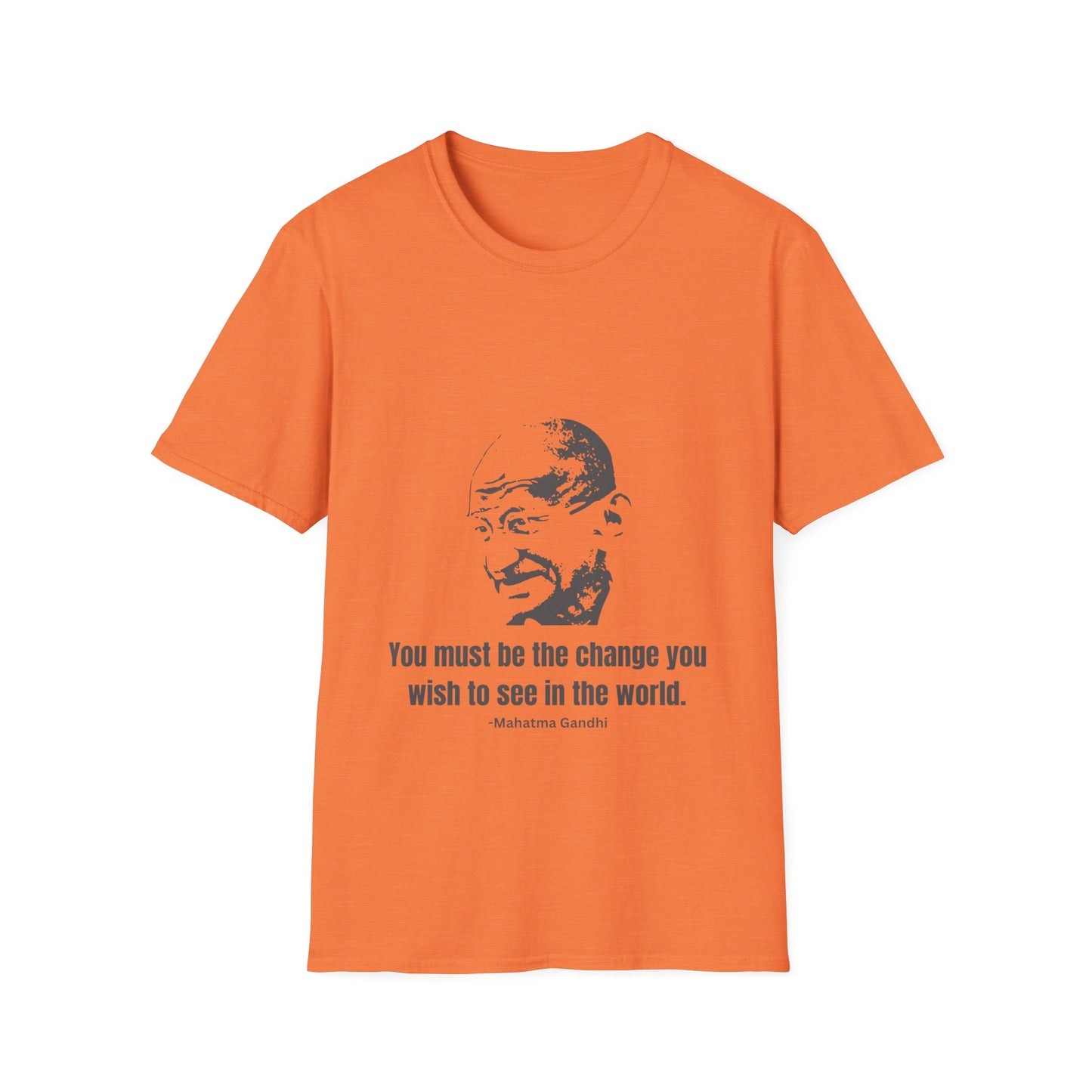 Be the Change Men's Tshirt (IW Gray Logo) - Sweet Baby Jeez Teez