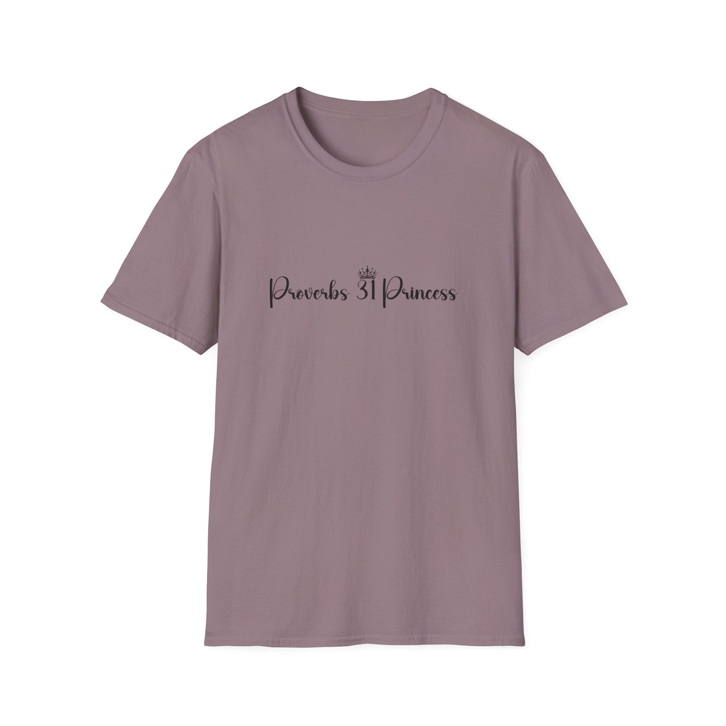 Proverbs 31 Princess Women's Relaxed/Plus Tshirt (Black Logo) - Sweet Baby Jeez Teez