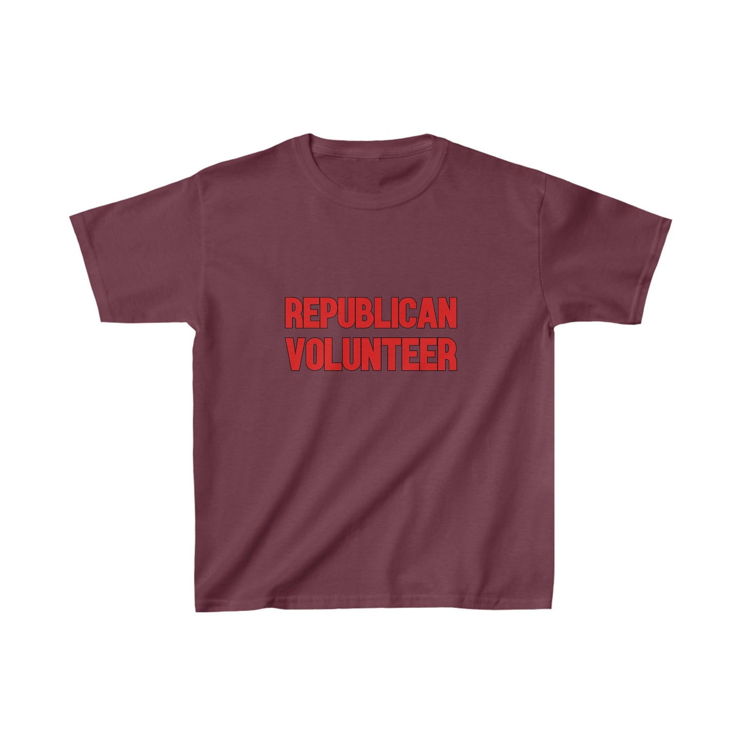 Republican Volunteer Kids Unisex Tshirt (Red Logo) - Sweet Baby Jeez Teez